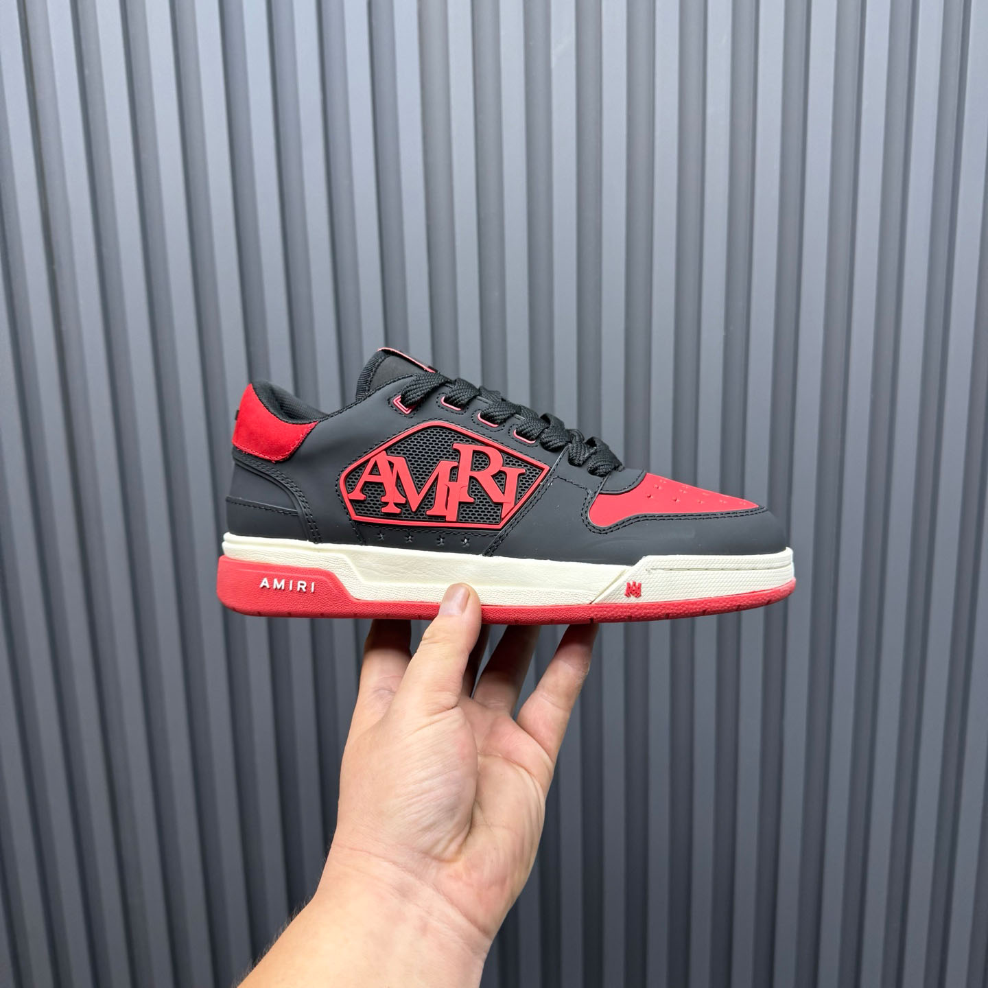 Amiri Classic Low 'True Red' Sneakers - DopestKickz