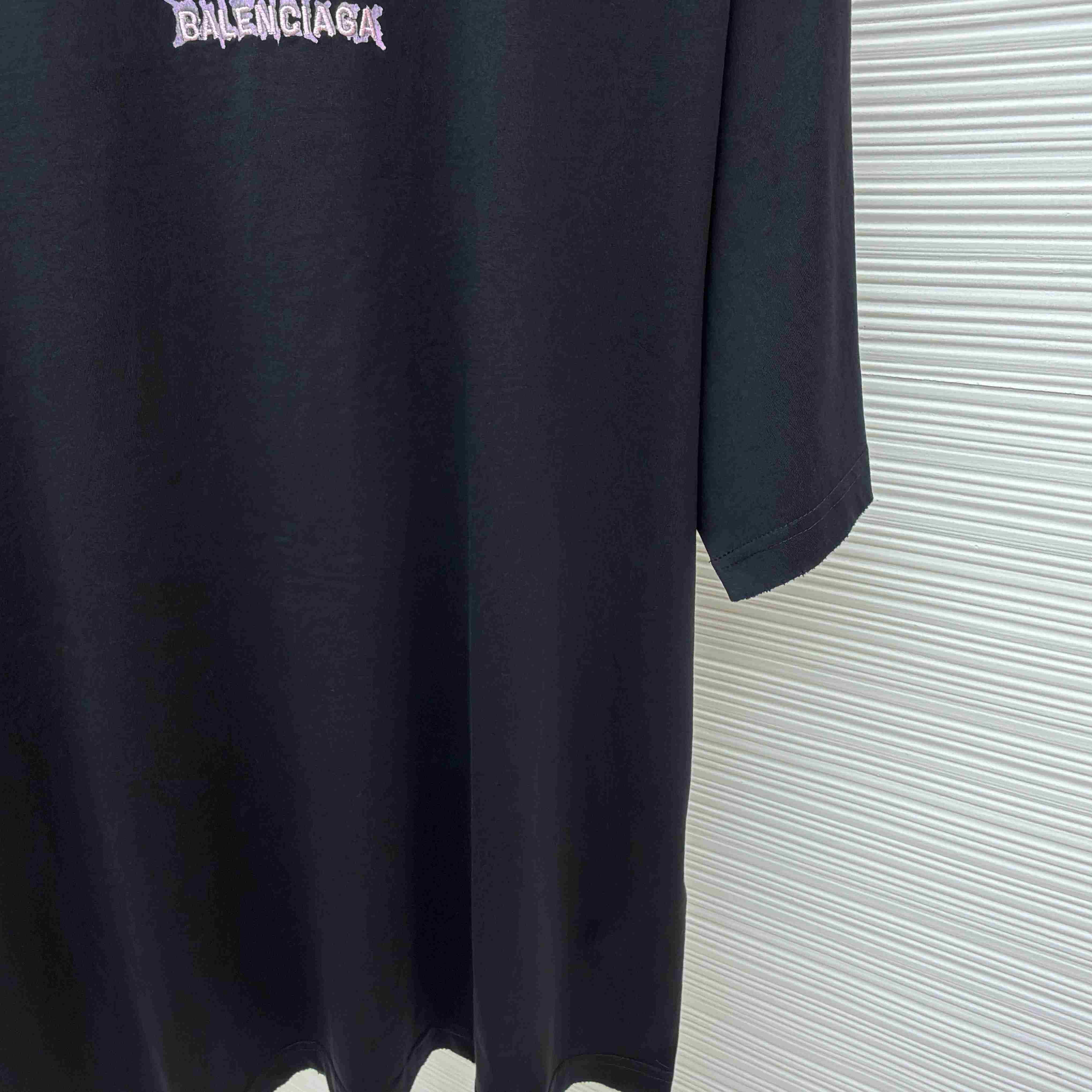 Balenciaga Diy Balenciaga Back Medium Fit T-shirt In Black - DopestKickz
