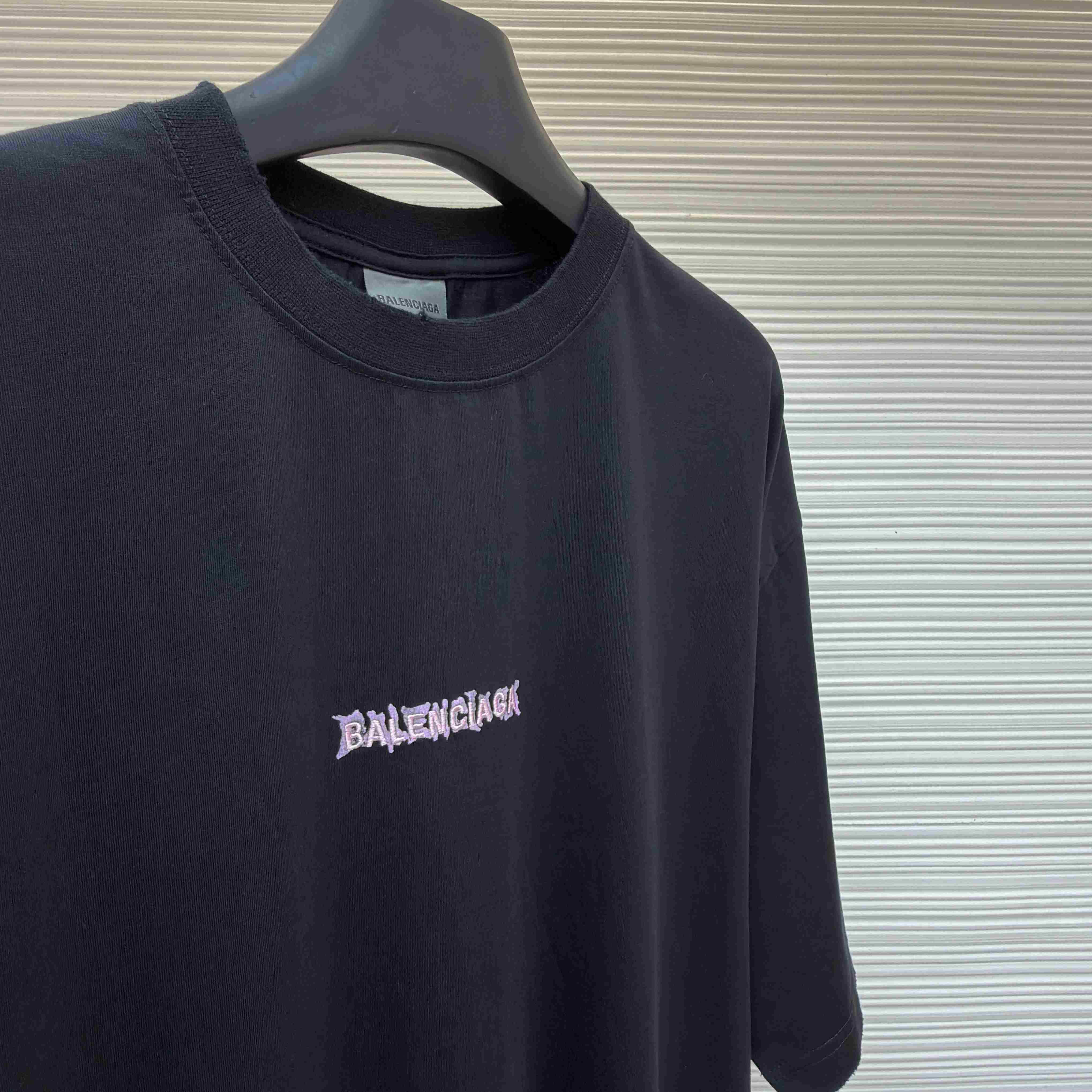 Balenciaga Diy Balenciaga Back Medium Fit T-shirt In Black - DopestKickz
