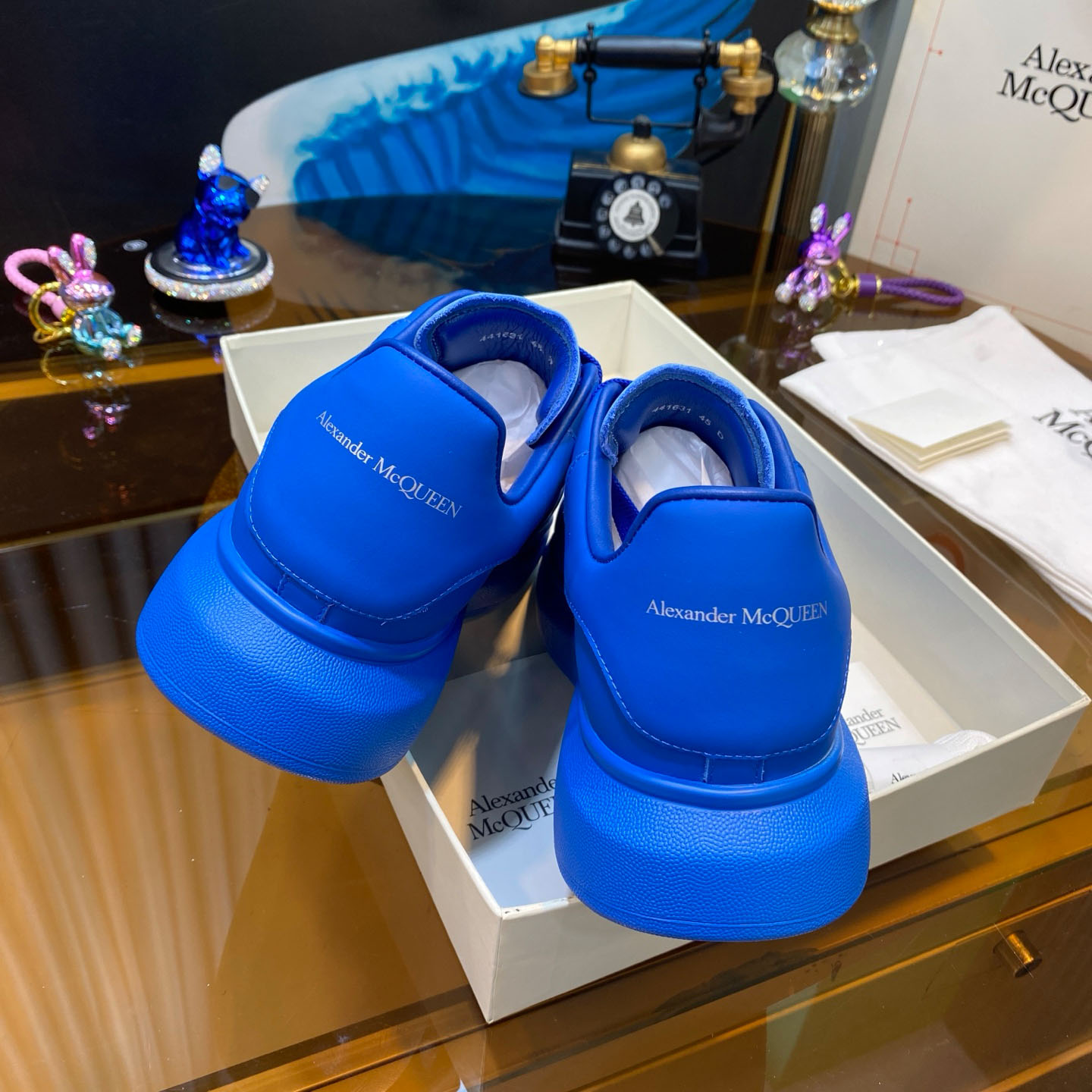 Alexander McQueen Oversized Sneaker 'Sky Blue' - DopestKickz