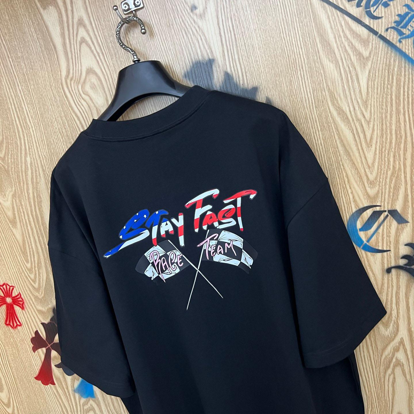 Chrome Hearts Matty Boy Stay Fast Tee 'Black' - DopestKickz
