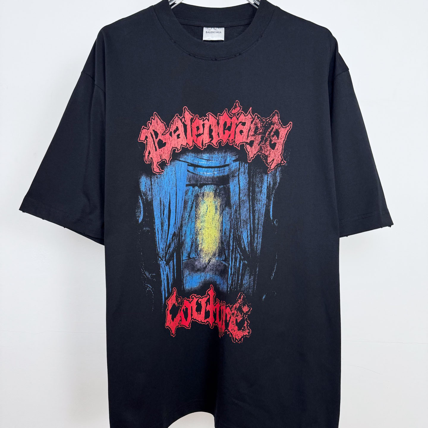 Balenciaga Salon De Couture Medium Fit T-shirt In Black - DopestKickz