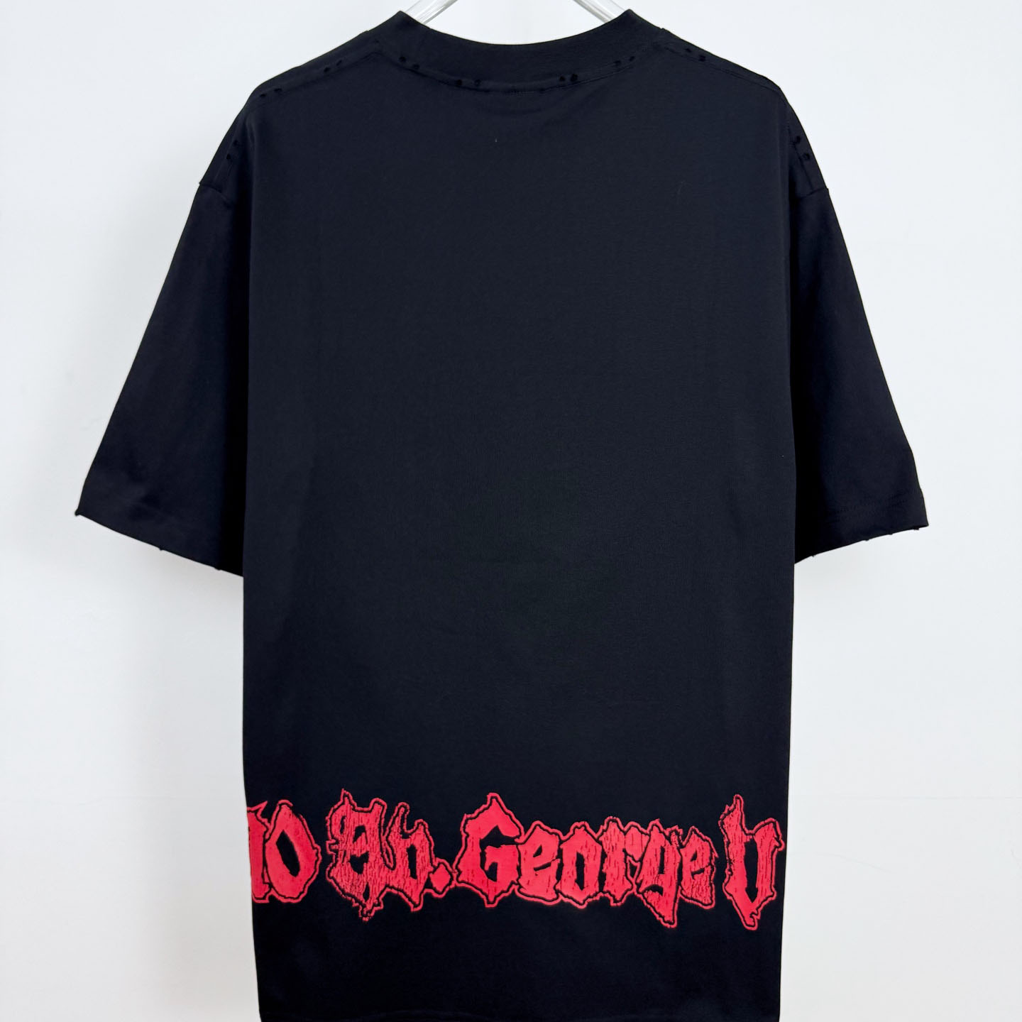 Balenciaga Salon De Couture Medium Fit T-shirt In Black - DopestKickz