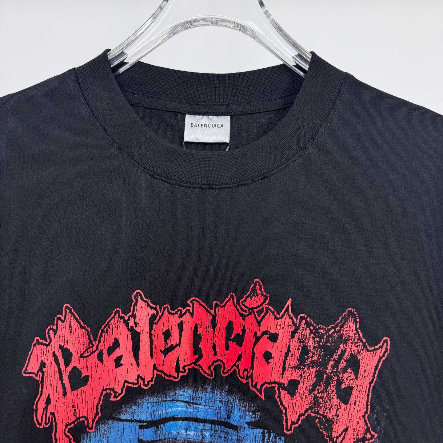 Balenciaga Salon De Couture Medium Fit T-shirt In Black - DopestKickz