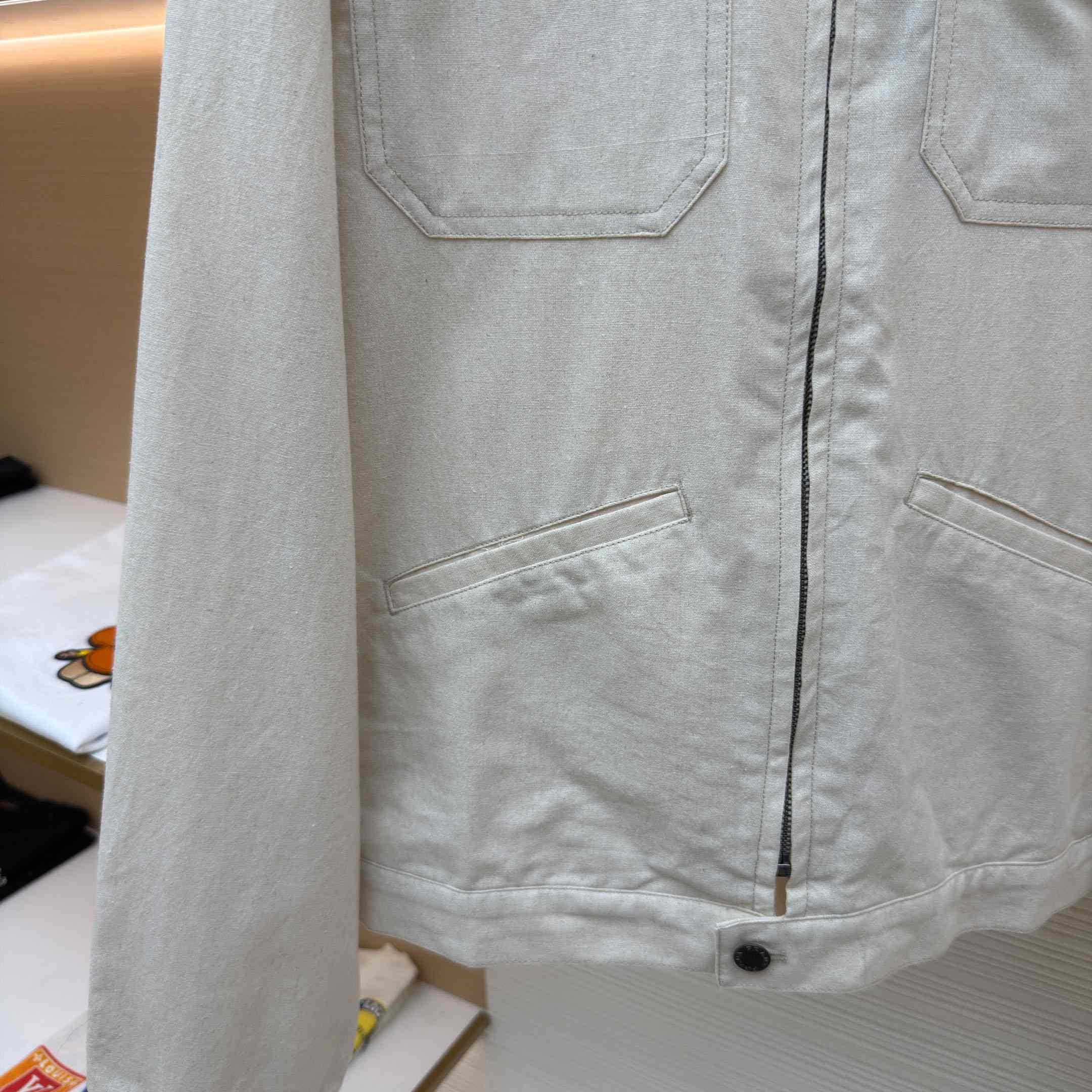 Prada Chambray Blouson Jacket - DopestKickz