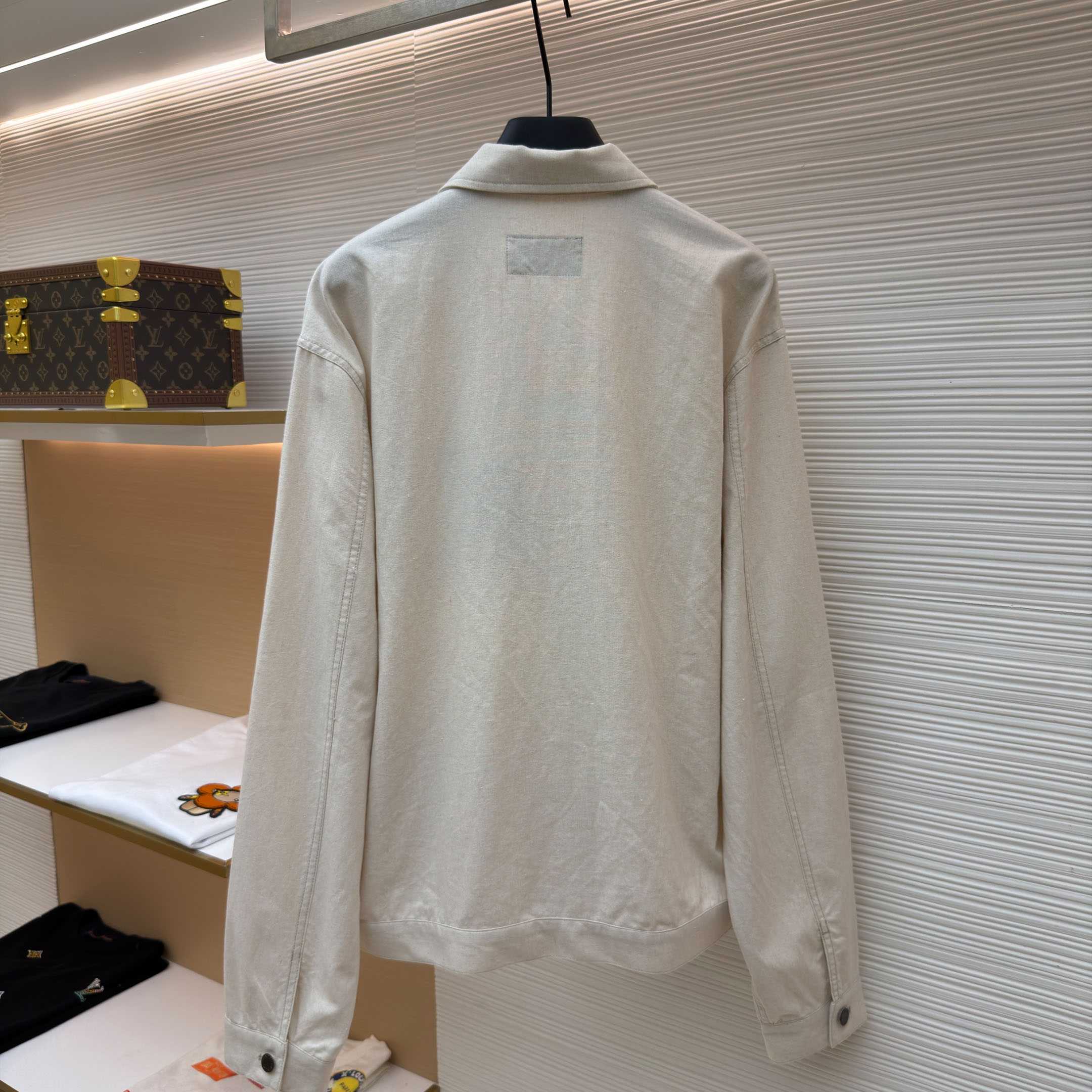 Prada Chambray Blouson Jacket - DopestKickz