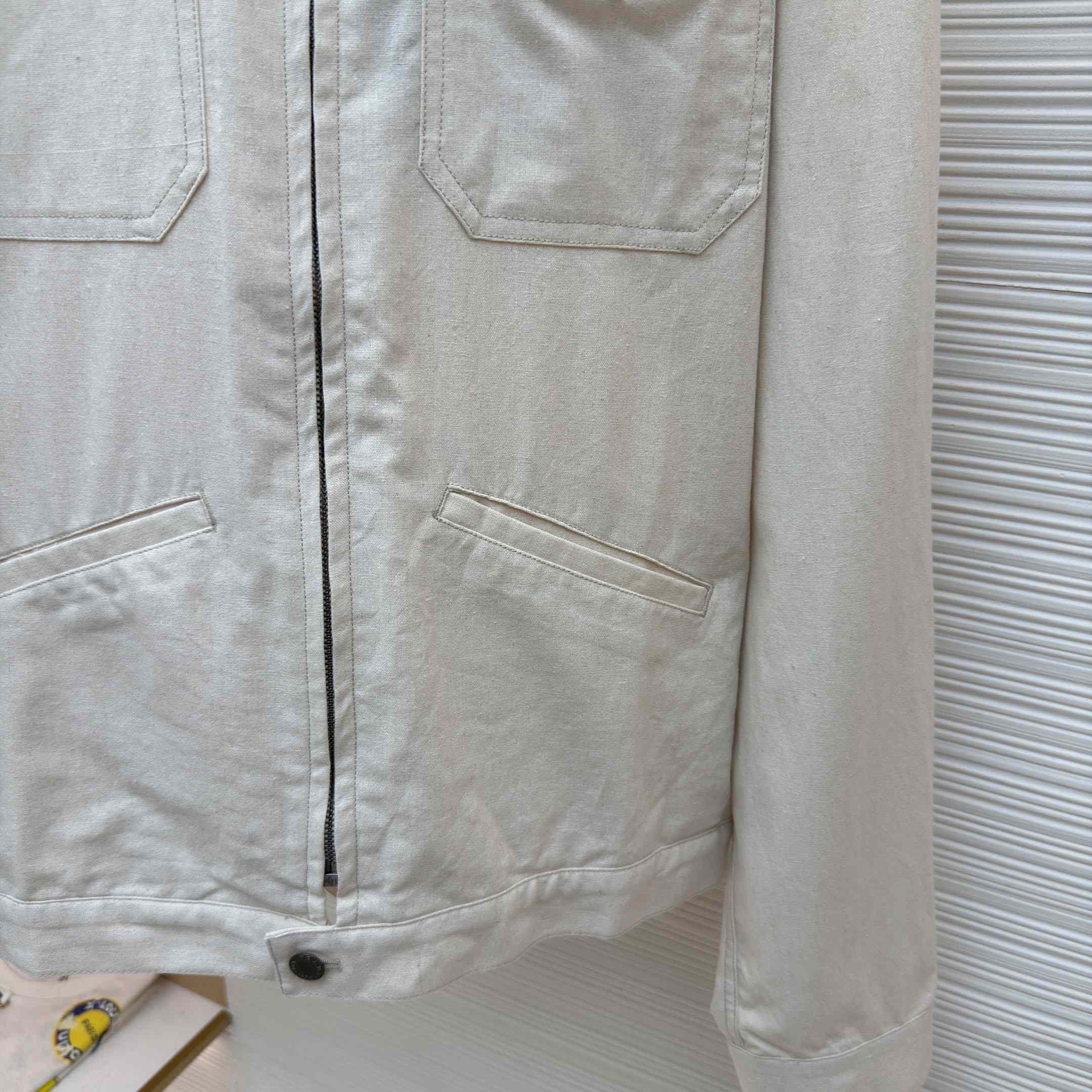 Prada Chambray Blouson Jacket - DopestKickz