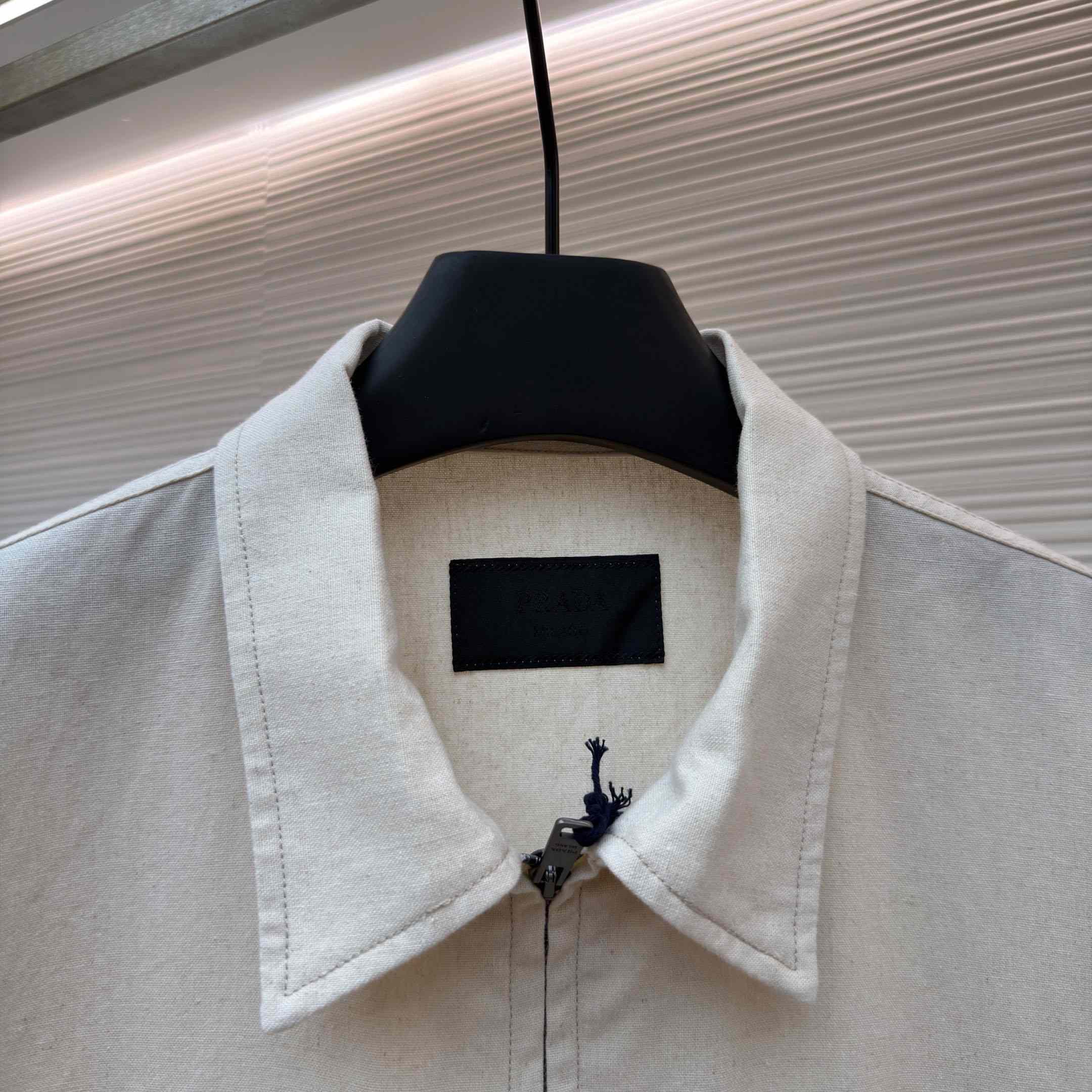 Prada Chambray Blouson Jacket - DopestKickz