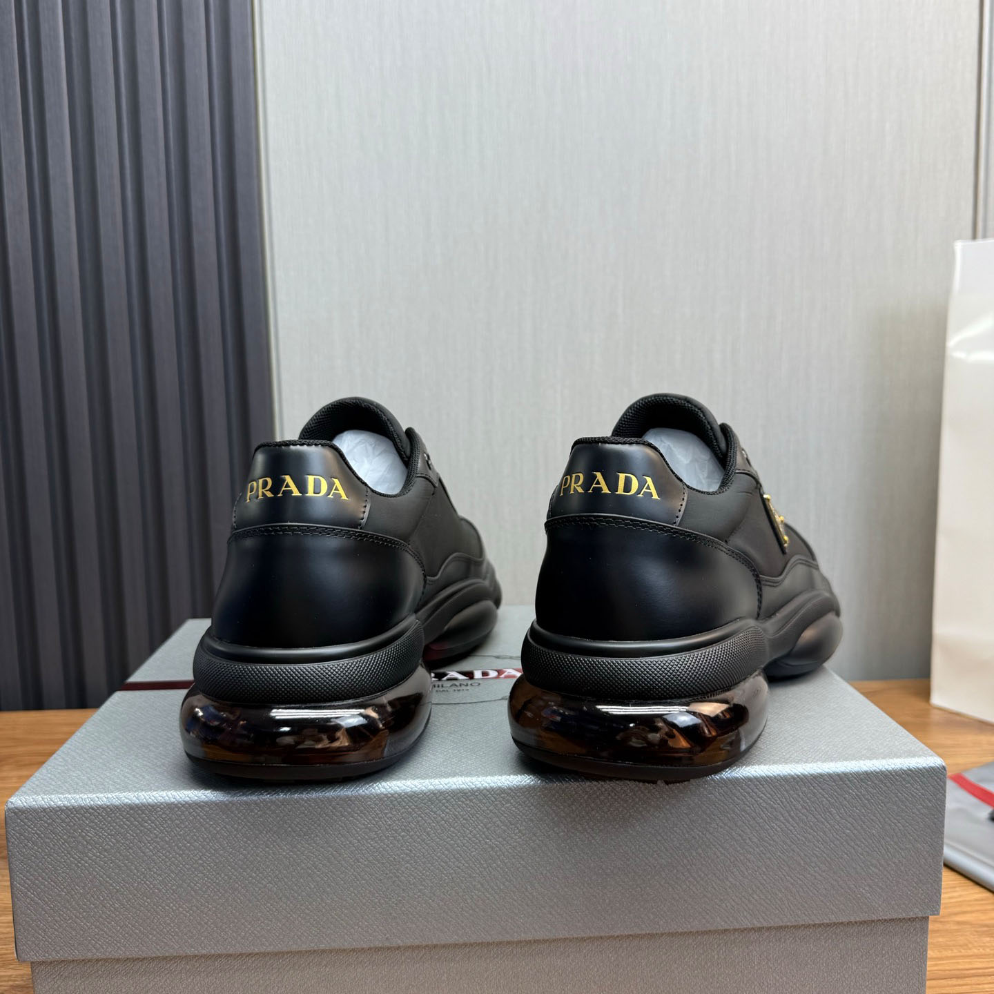 Prada Leather Sneakers - DopestKickz