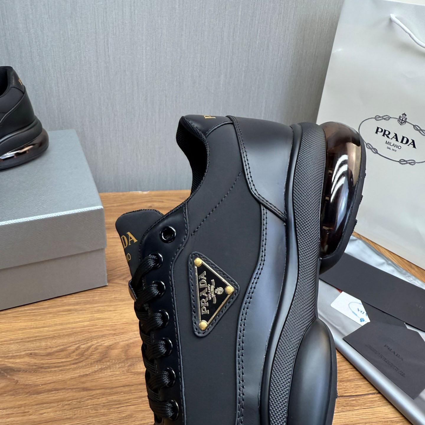 Prada Leather Sneakers - DopestKickz