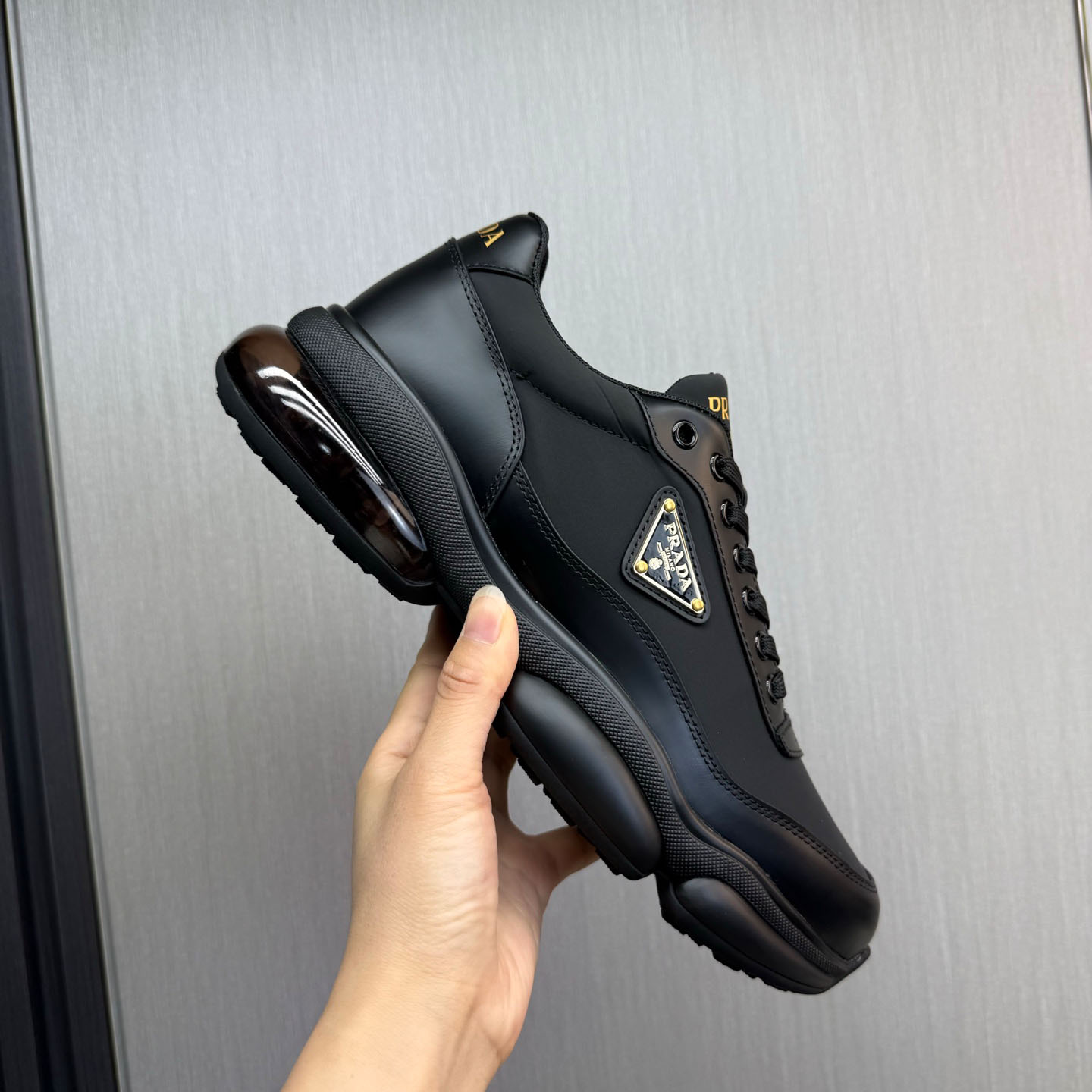 Prada Leather Sneakers - DopestKickz