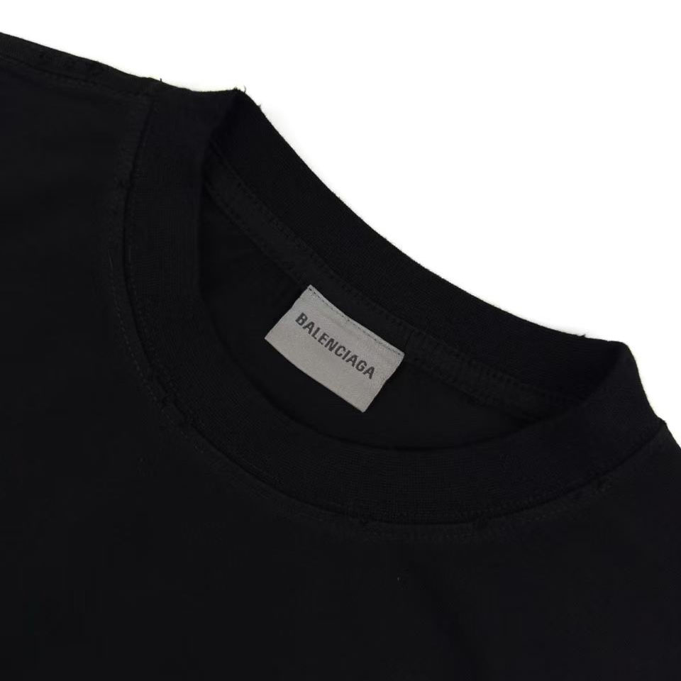 Balenciaga Messy Spray T-shirt In Cotton - DopestKickz