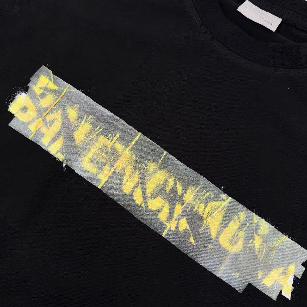 Balenciaga Messy Spray T-shirt In Cotton - DopestKickz