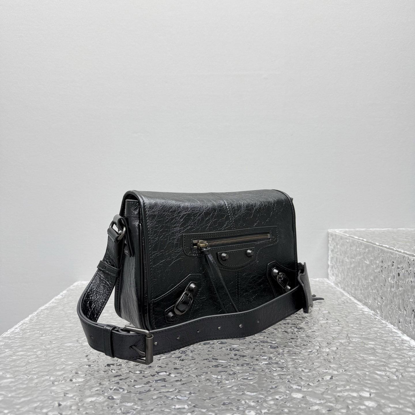 Balenciaga  Le City Leather Shoulder Bag - DopestKickz
