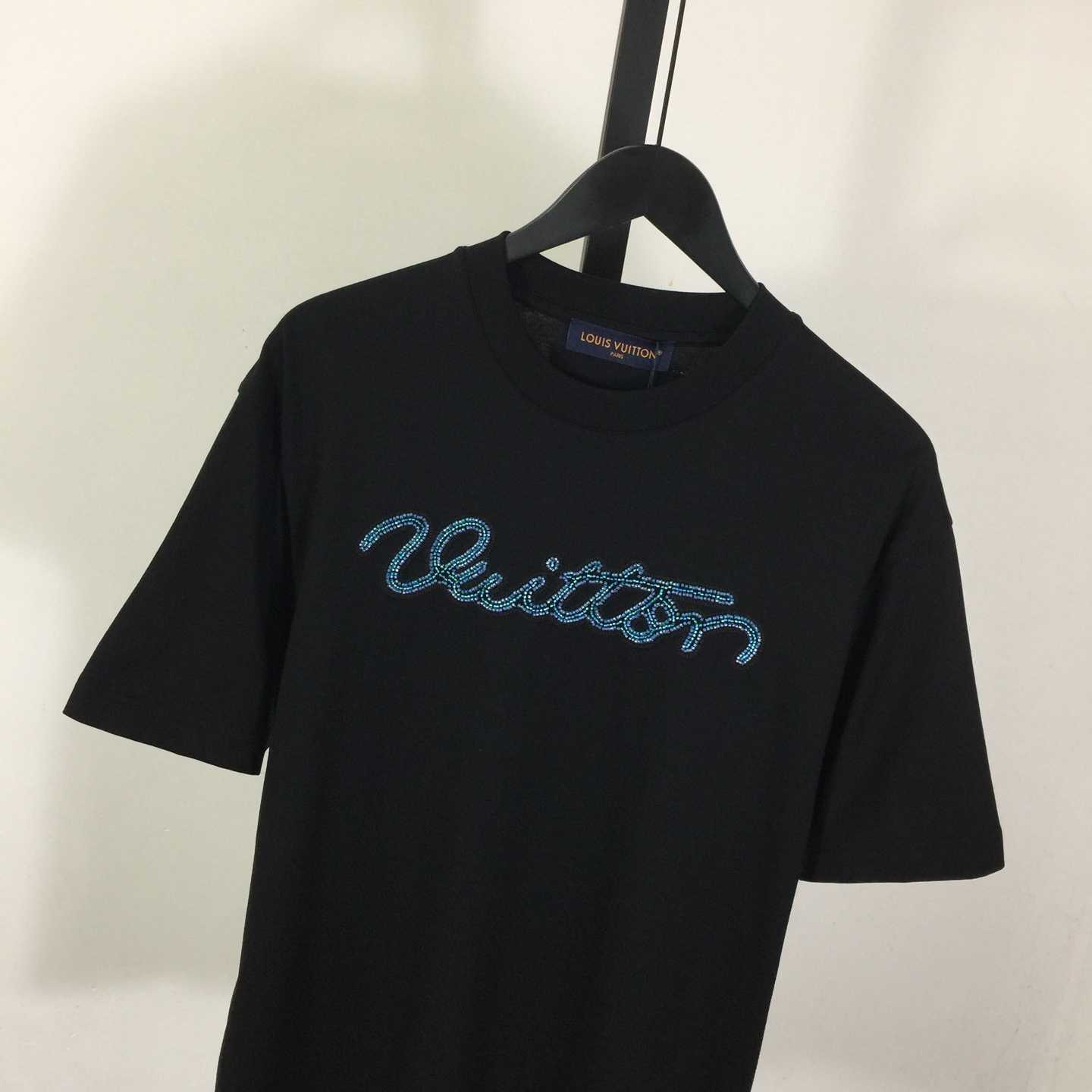 Louis Vuitton Logo Cotton T-Shirt  - DopestKickz