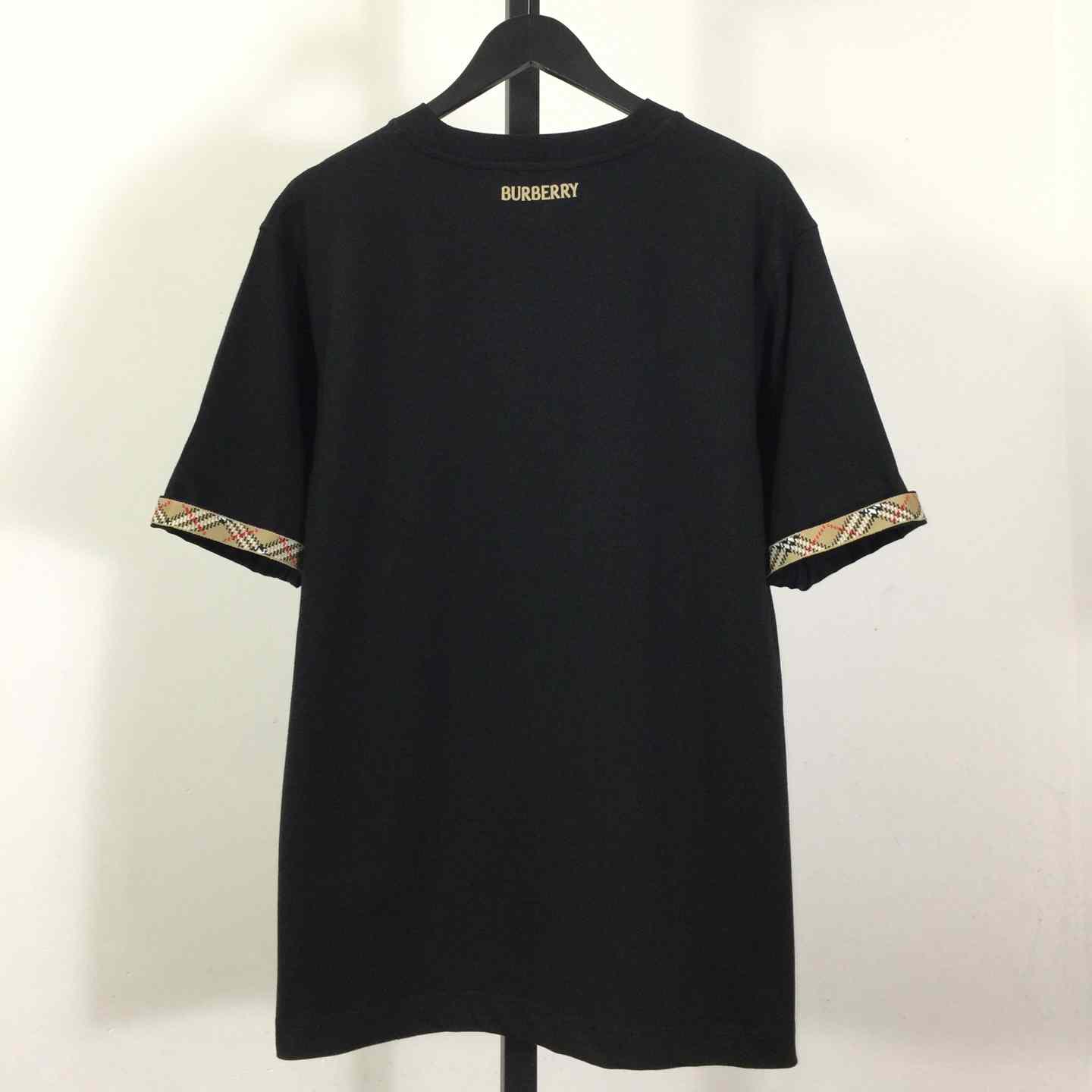 Burberry Check Trim Cotton T-shirt - DopestKickz