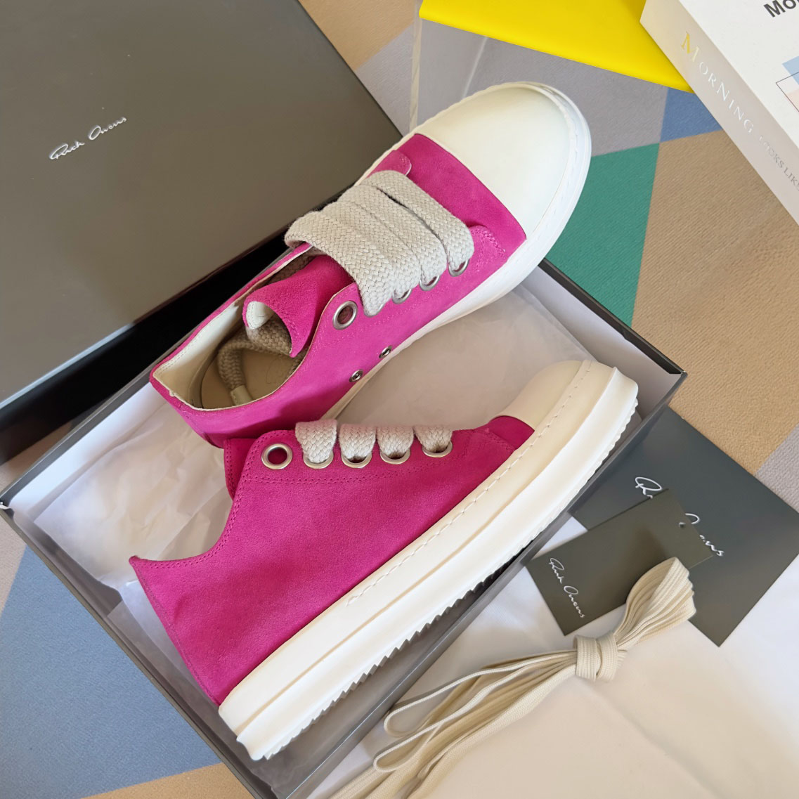 Rick Owens Laces Low-top  Sneakers - DopestKickz