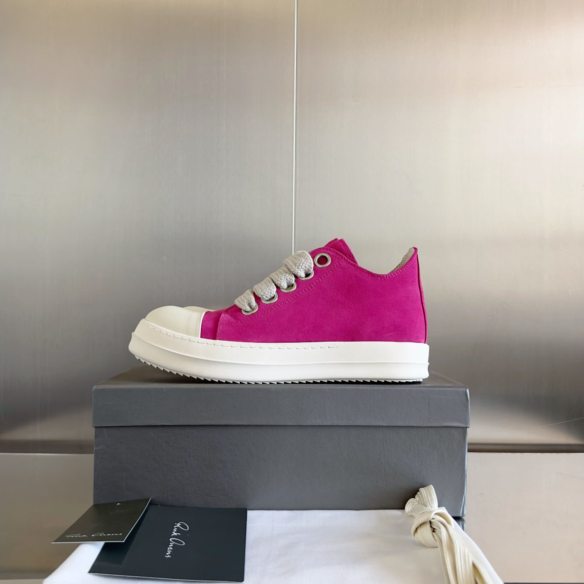 Rick Owens Laces Low-top  Sneakers - DopestKickz