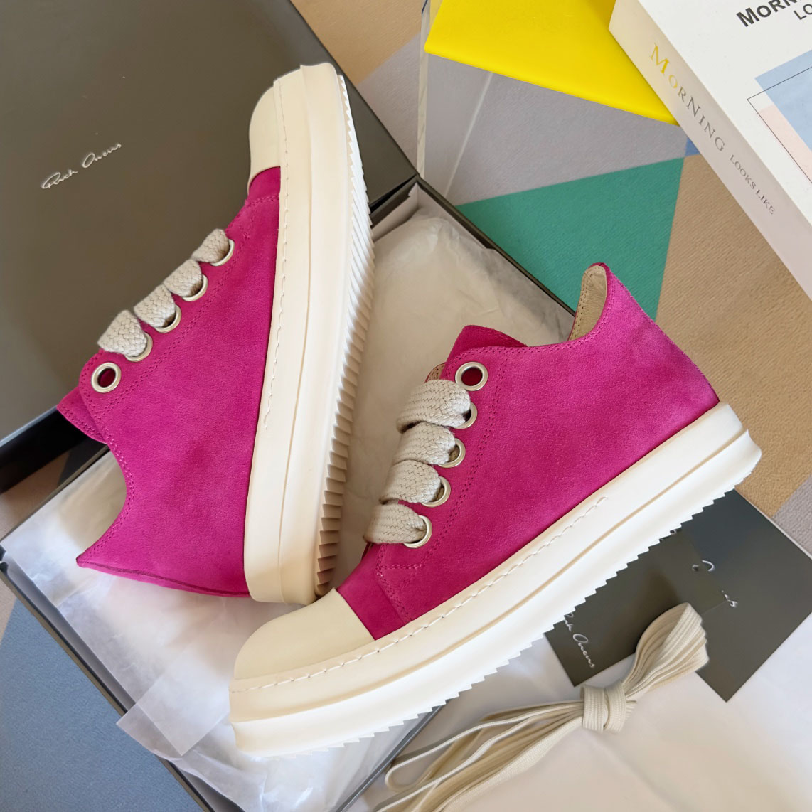 Rick Owens Laces Low-top  Sneakers - DopestKickz