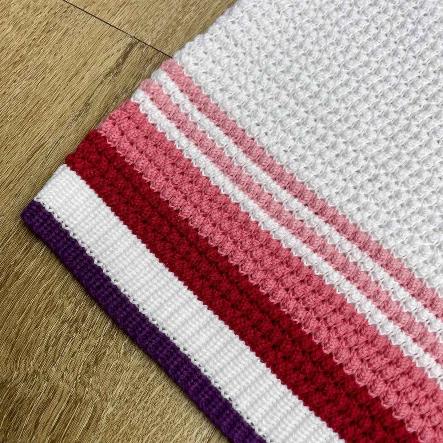 Casablanca White & Pink Striped Crochet Shorts  D0203 - DopestKickz