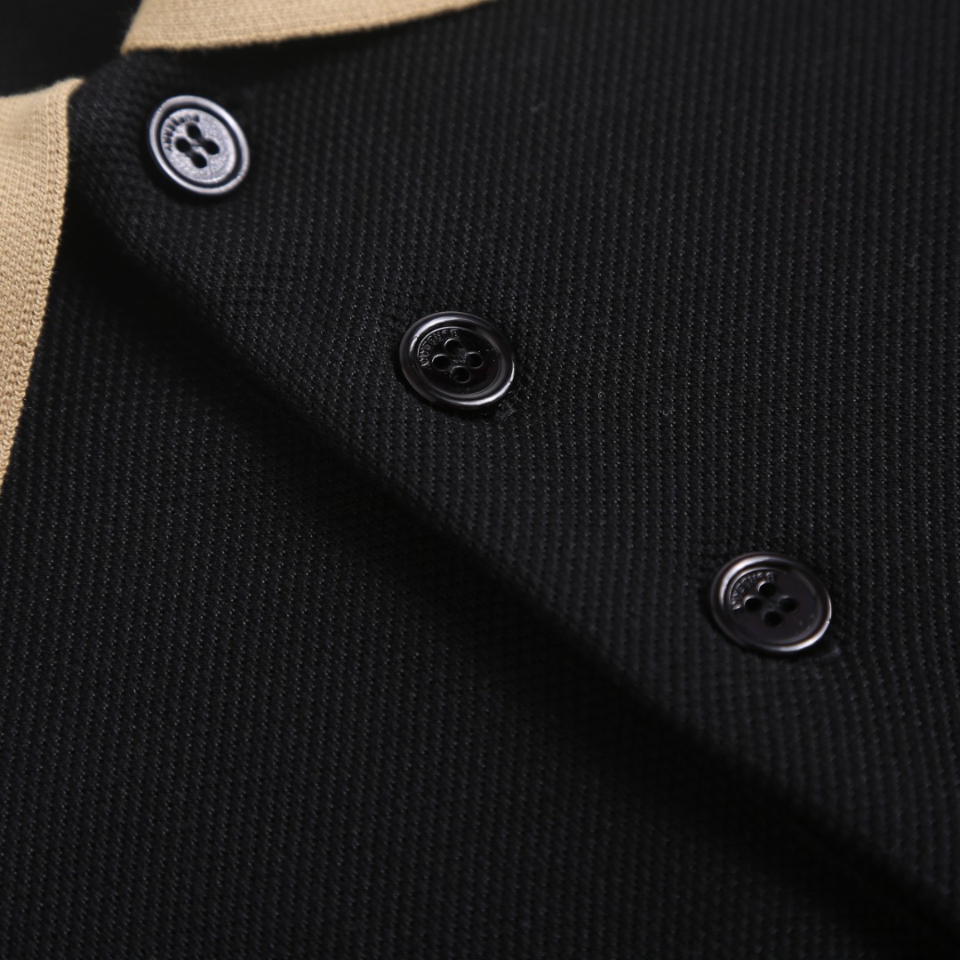 Burberry Logo Collar Cotton Polo Shirt - DopestKickz