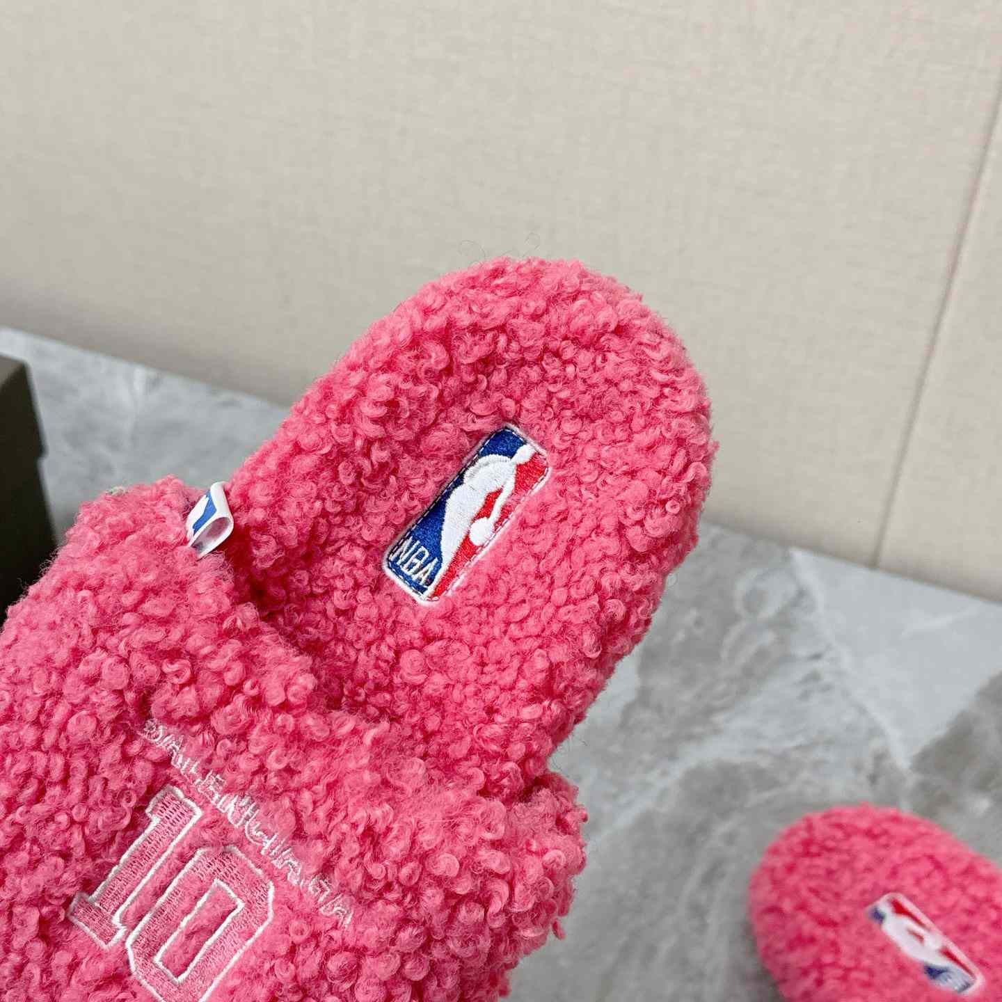Balenciaga | Nba Collaboration Furry Open Mule - DopestKickz