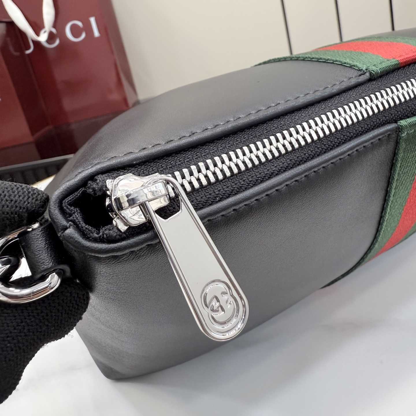 Gucci Web Trademark Medium Pouch - DopestKickz