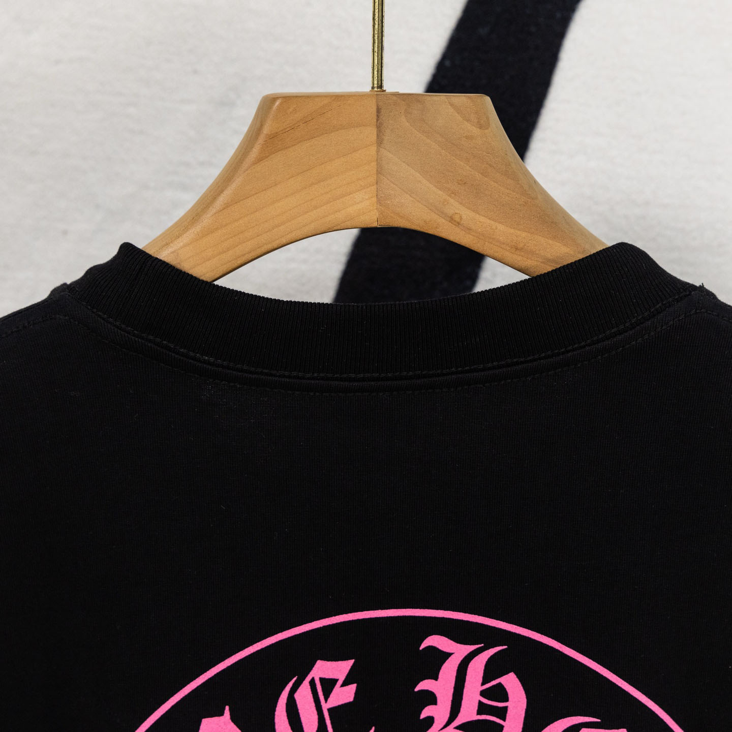 Chrome Hearts Horseshoe Print T-Shirt 'Black/Pink' - DopestKickz