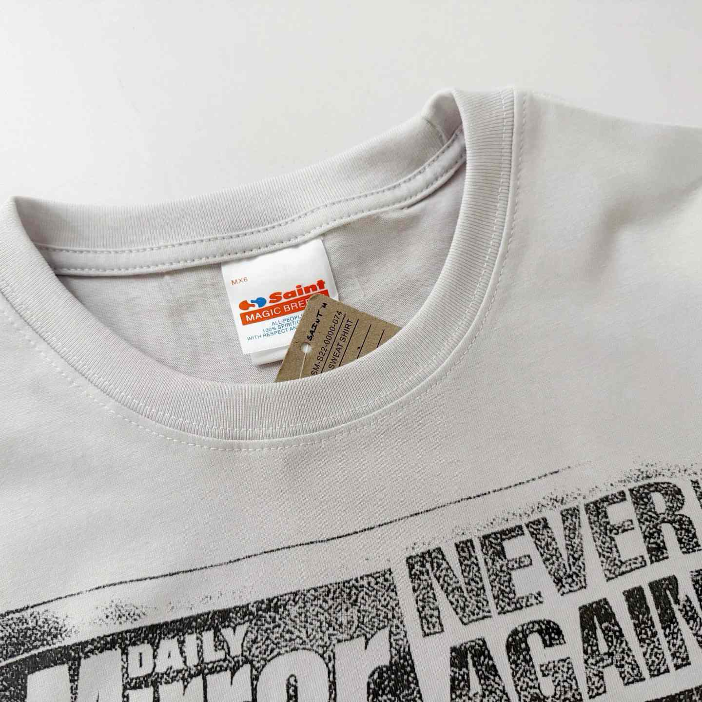 Saint Michael   'Mask' SS T-Shirt In White - DopestKickz