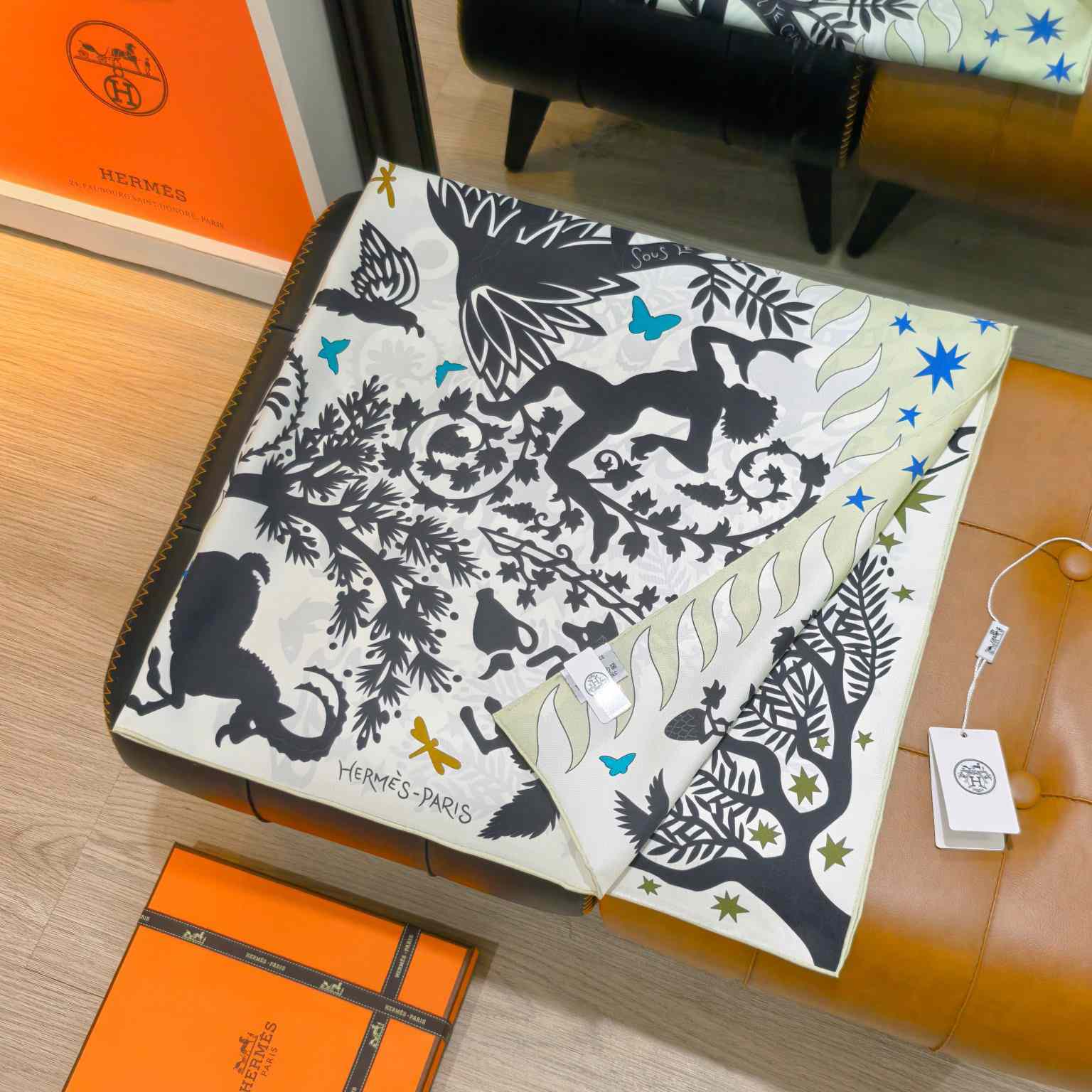 Hermes Sous le Charme D'Orphee Detail Scarf  - DopestKickz