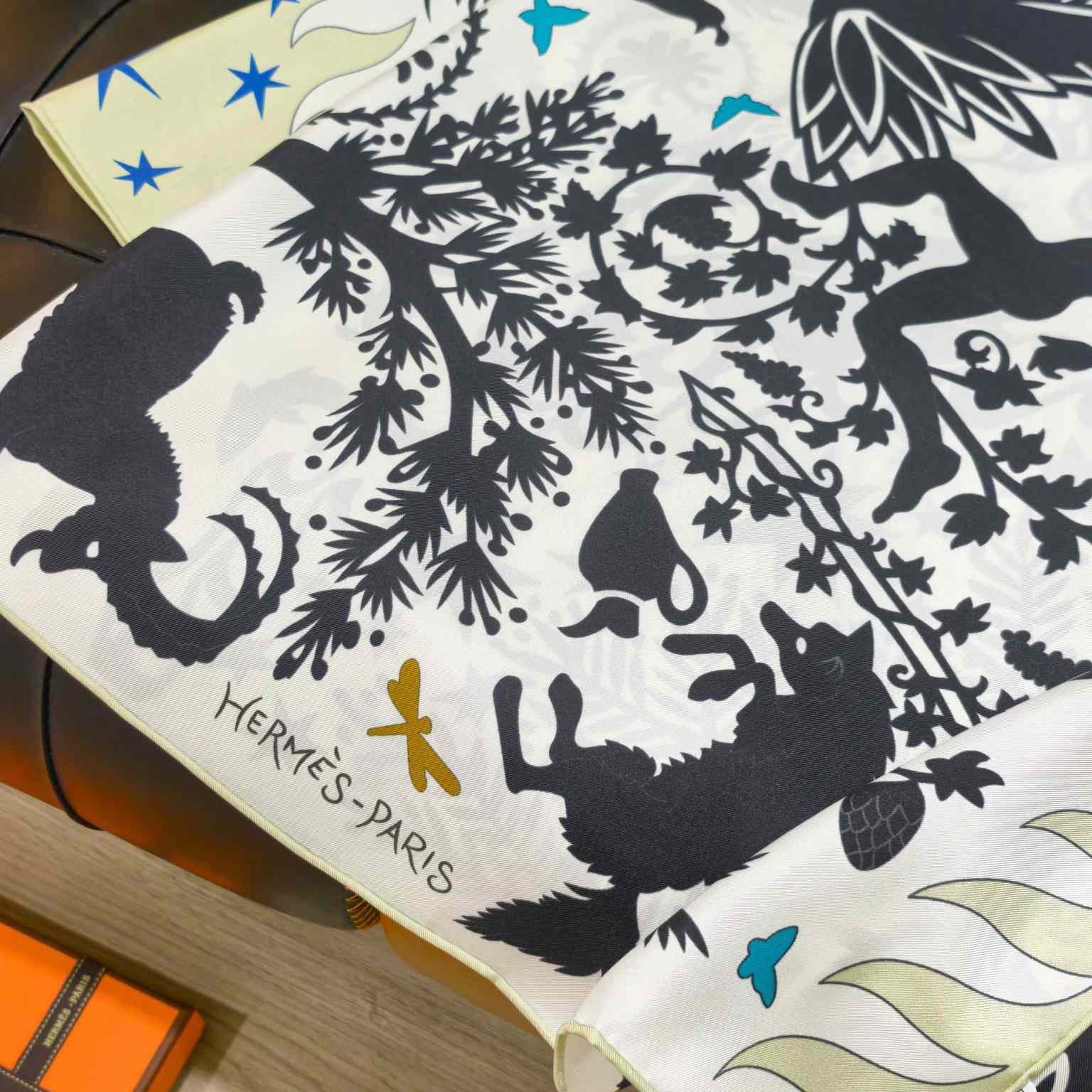 Hermes Sous le Charme D'Orphee Detail Scarf  - DopestKickz
