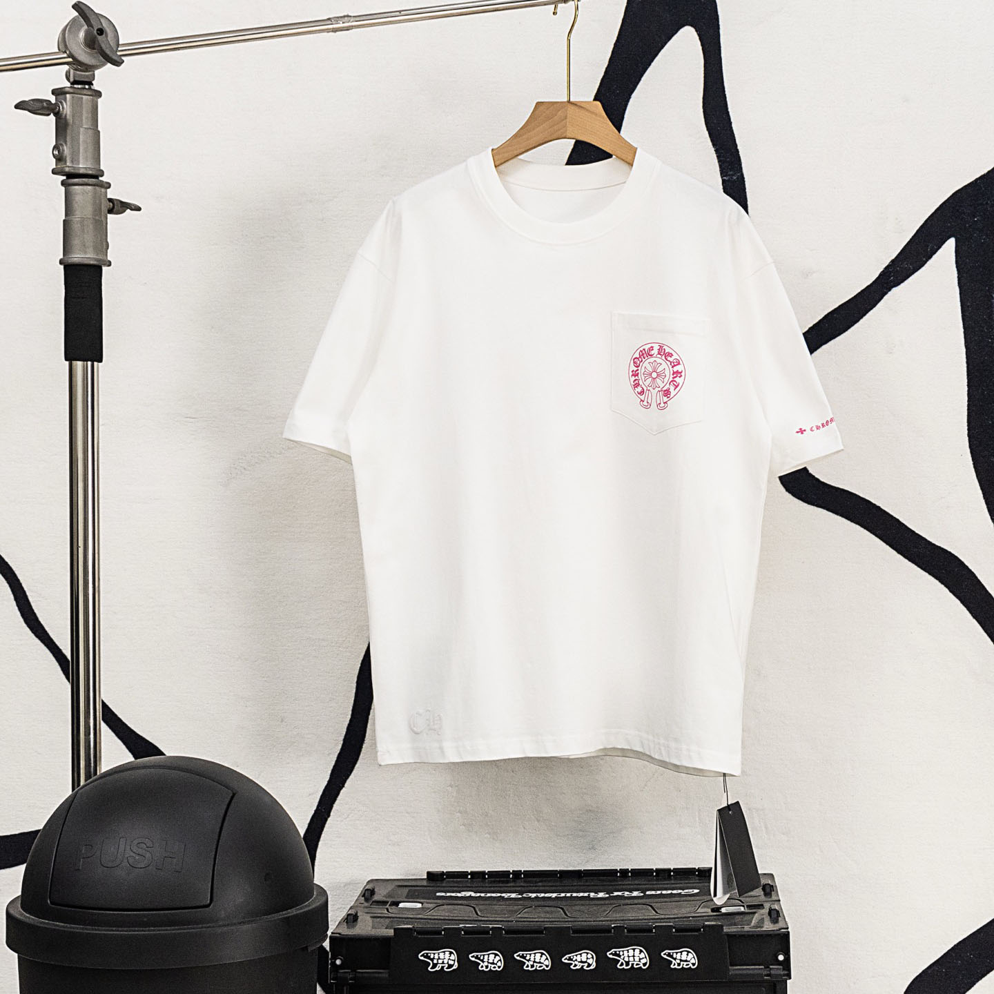 Chrome Hearts Horseshoe Print T-Shirt 'White' - DopestKickz