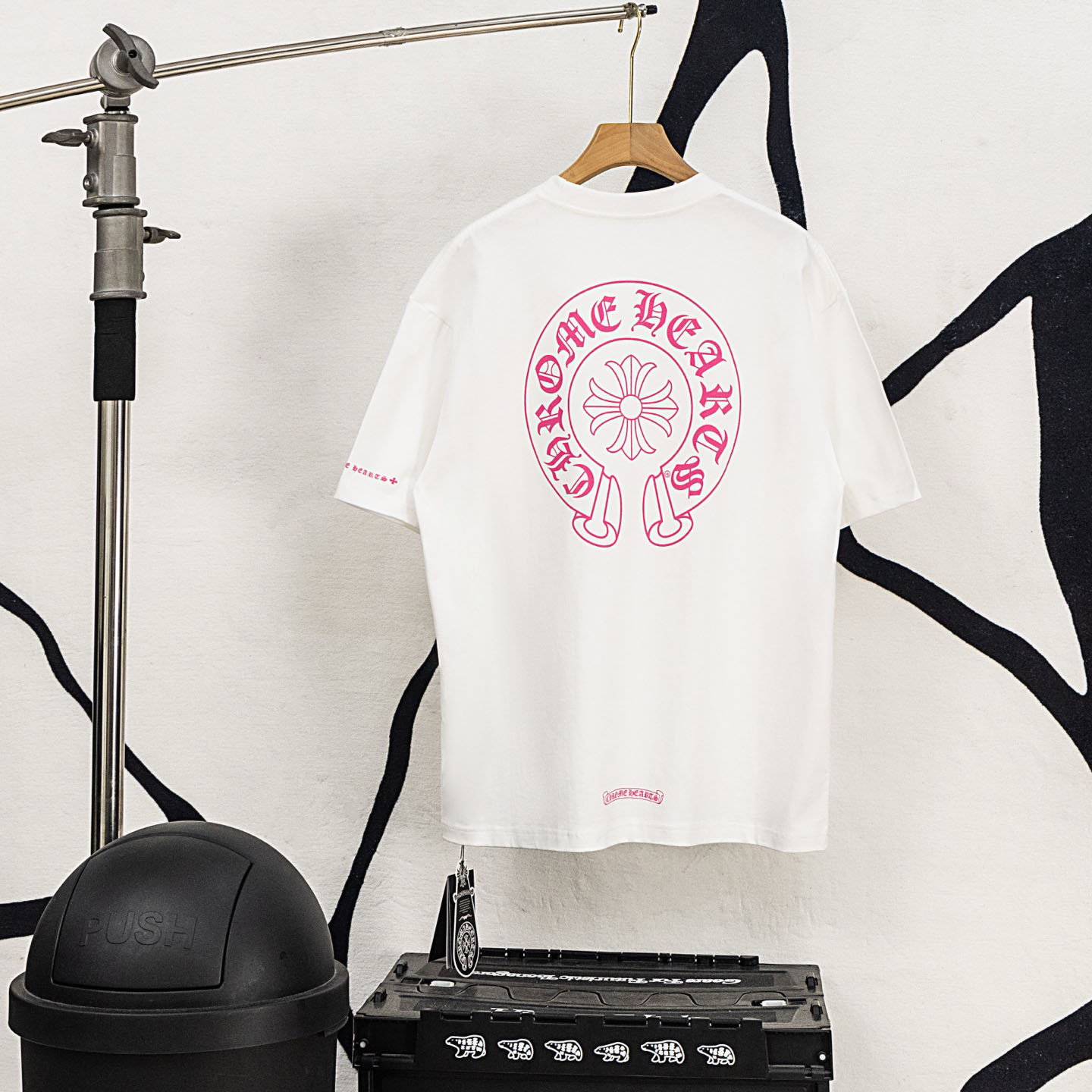 Chrome Hearts Horseshoe Print T-Shirt 'White' - DopestKickz