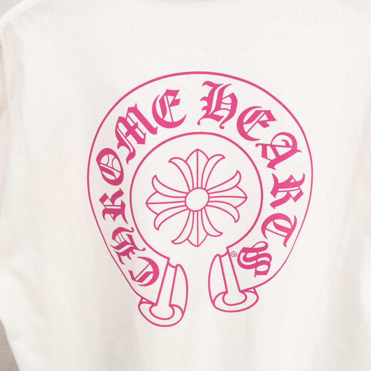 Chrome Hearts Horseshoe Print T-Shirt 'White' - DopestKickz