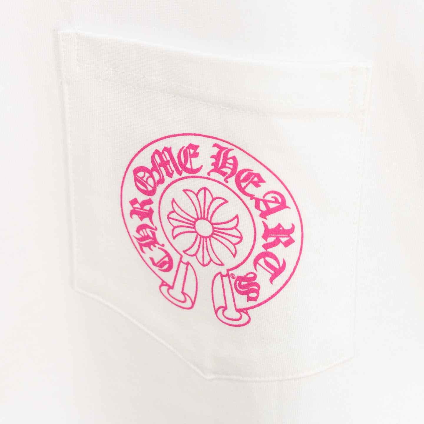 Chrome Hearts Horseshoe Print T-Shirt 'White' - DopestKickz