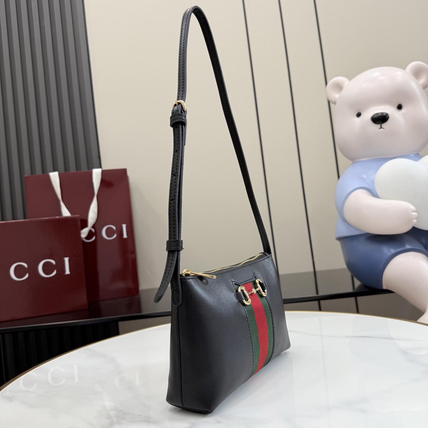 Gucci Gucci Horsebit Web Small Shoulder Bag - DopestKickz