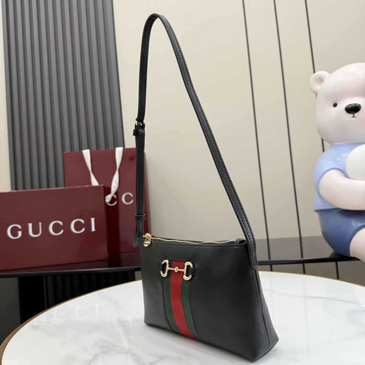 Gucci Gucci Horsebit Web Small Shoulder Bag - DopestKickz