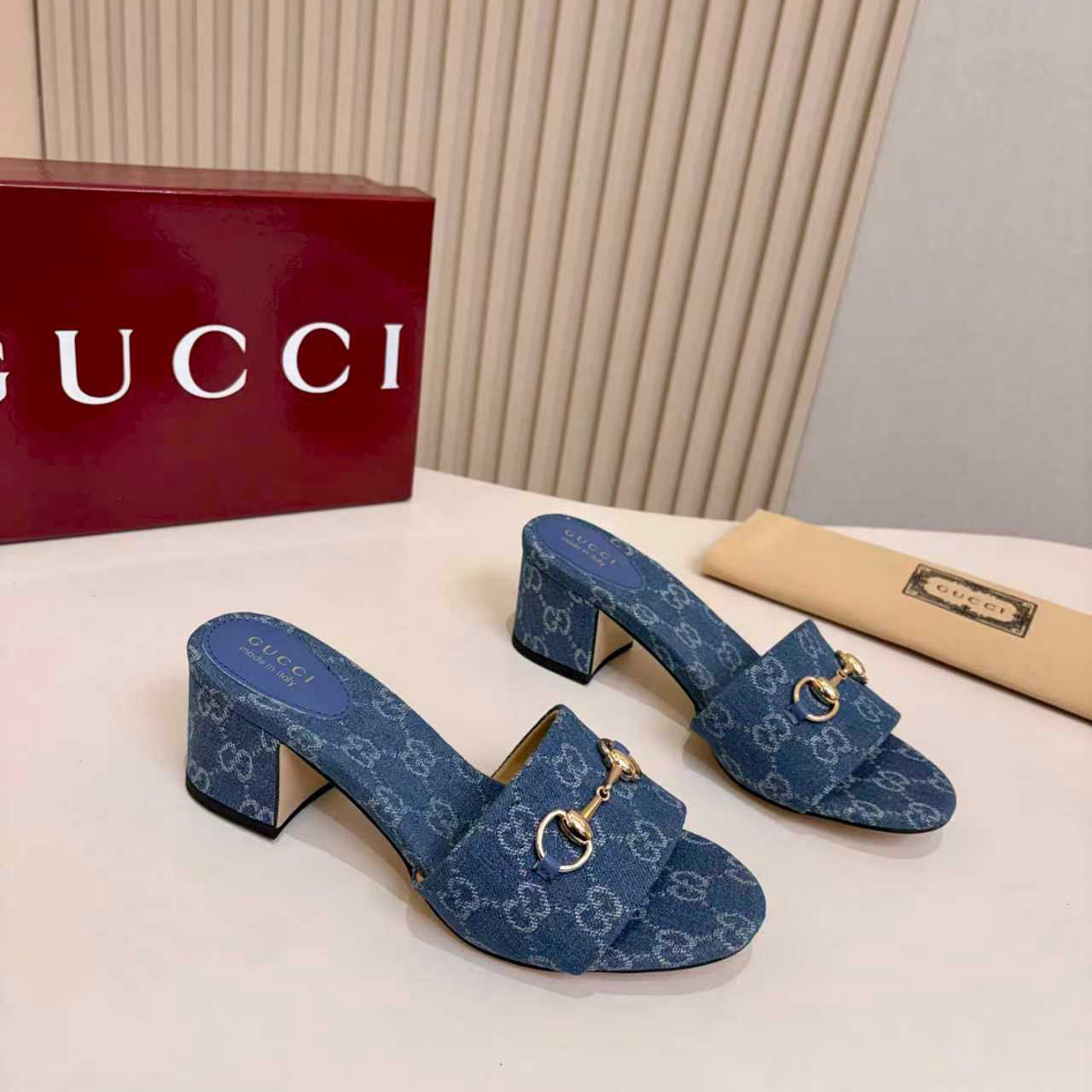 Gucci Slide Sandal With Horsebit - DopestKickz