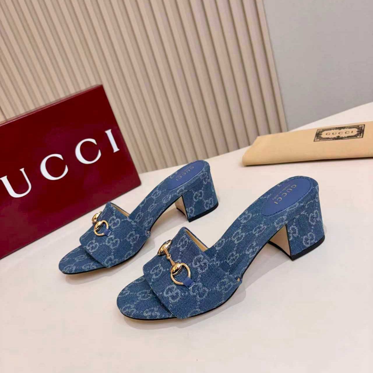 Gucci Slide Sandal With Horsebit - DopestKickz