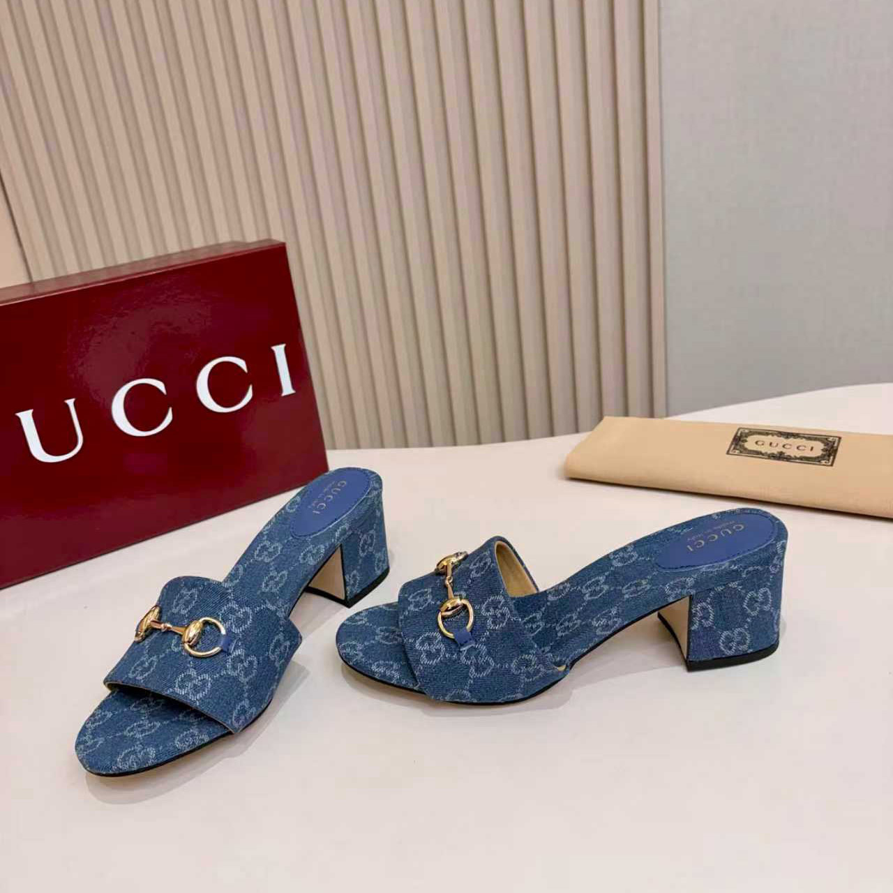 Gucci Slide Sandal With Horsebit - DopestKickz