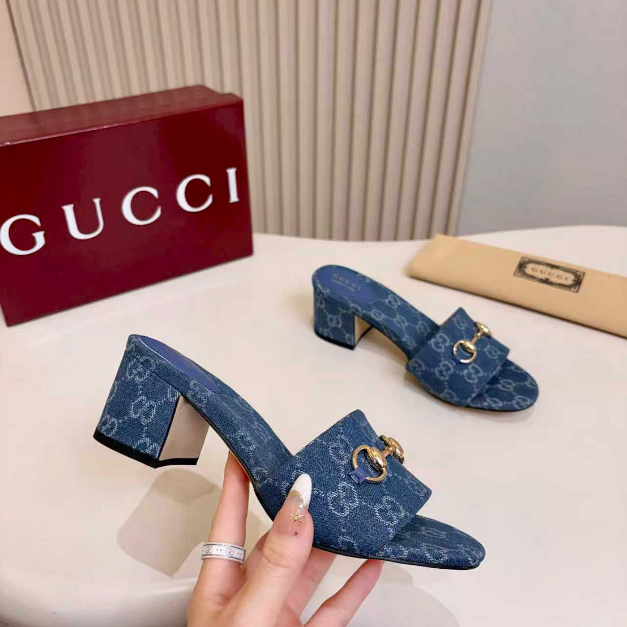 Gucci Slide Sandal With Horsebit - DopestKickz