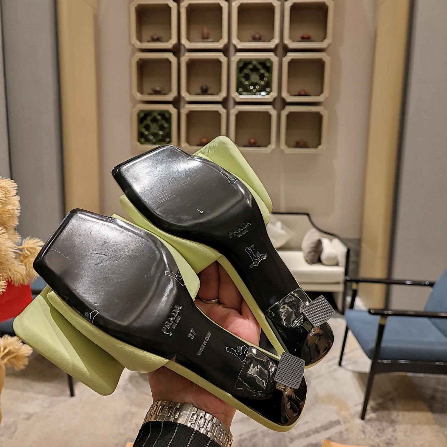 Prada Soft Padded Nappa Sandals - DopestKickz