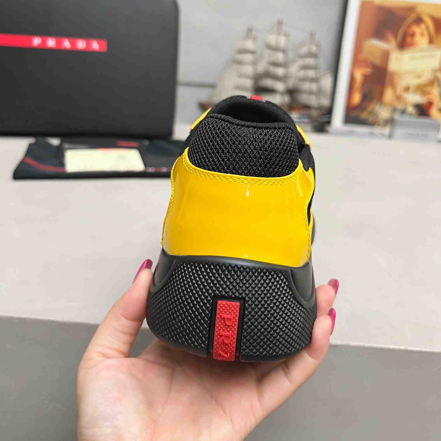 Prada America's Cup 'Yellow Black' - DopestKickz