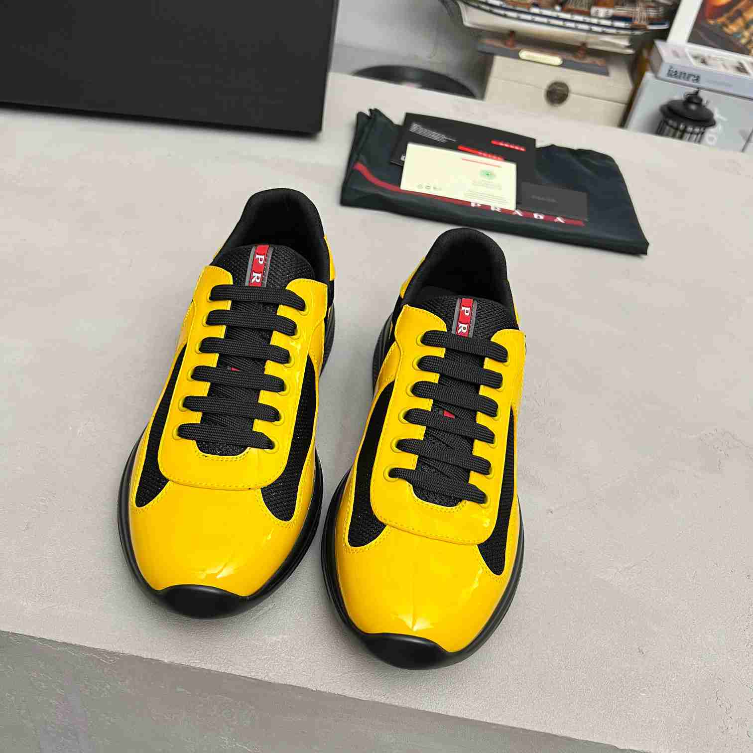 Prada America's Cup 'Yellow Black' - DopestKickz