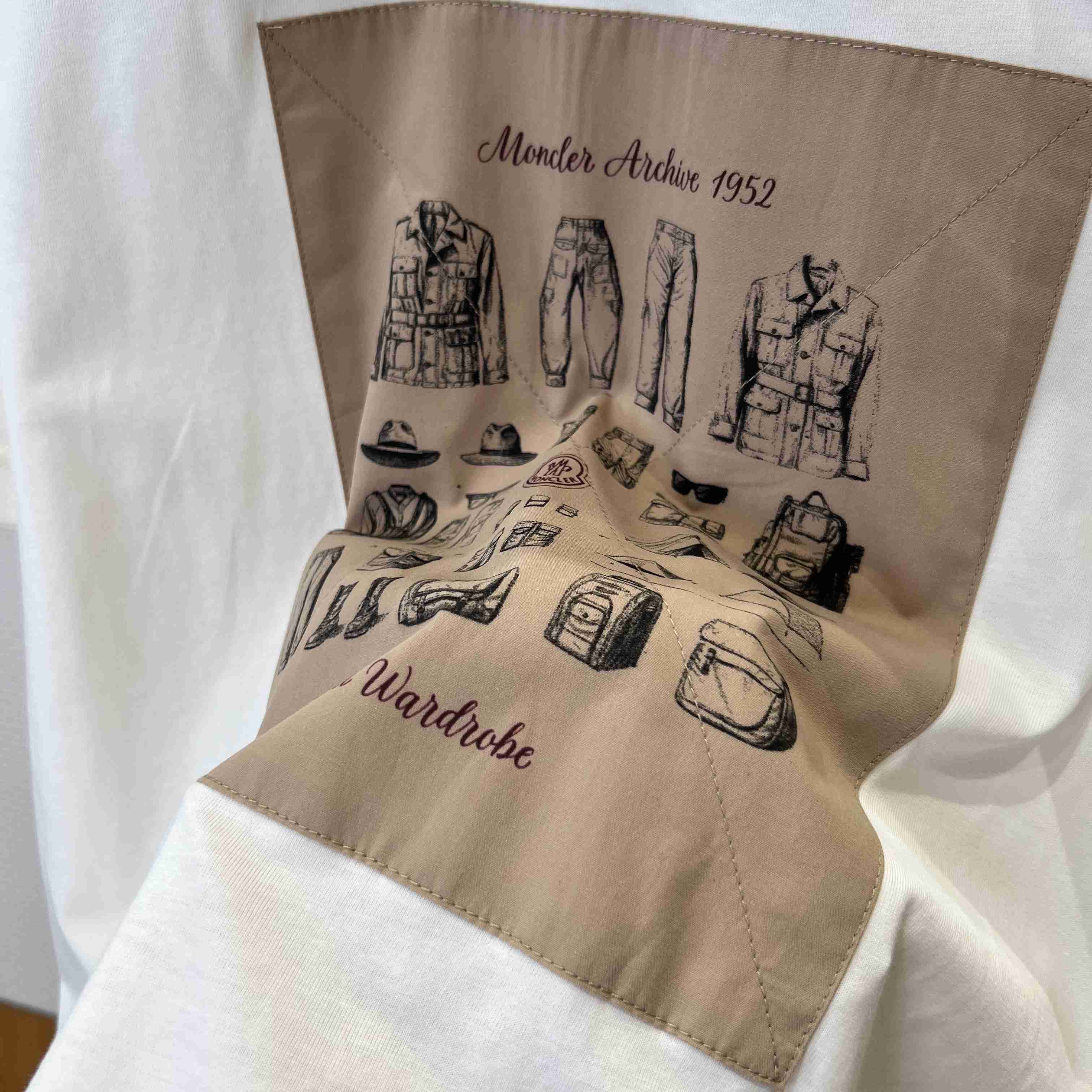 Moncler  Safari Wardrobe-Print Cotton T-Shirt - DopestKickz