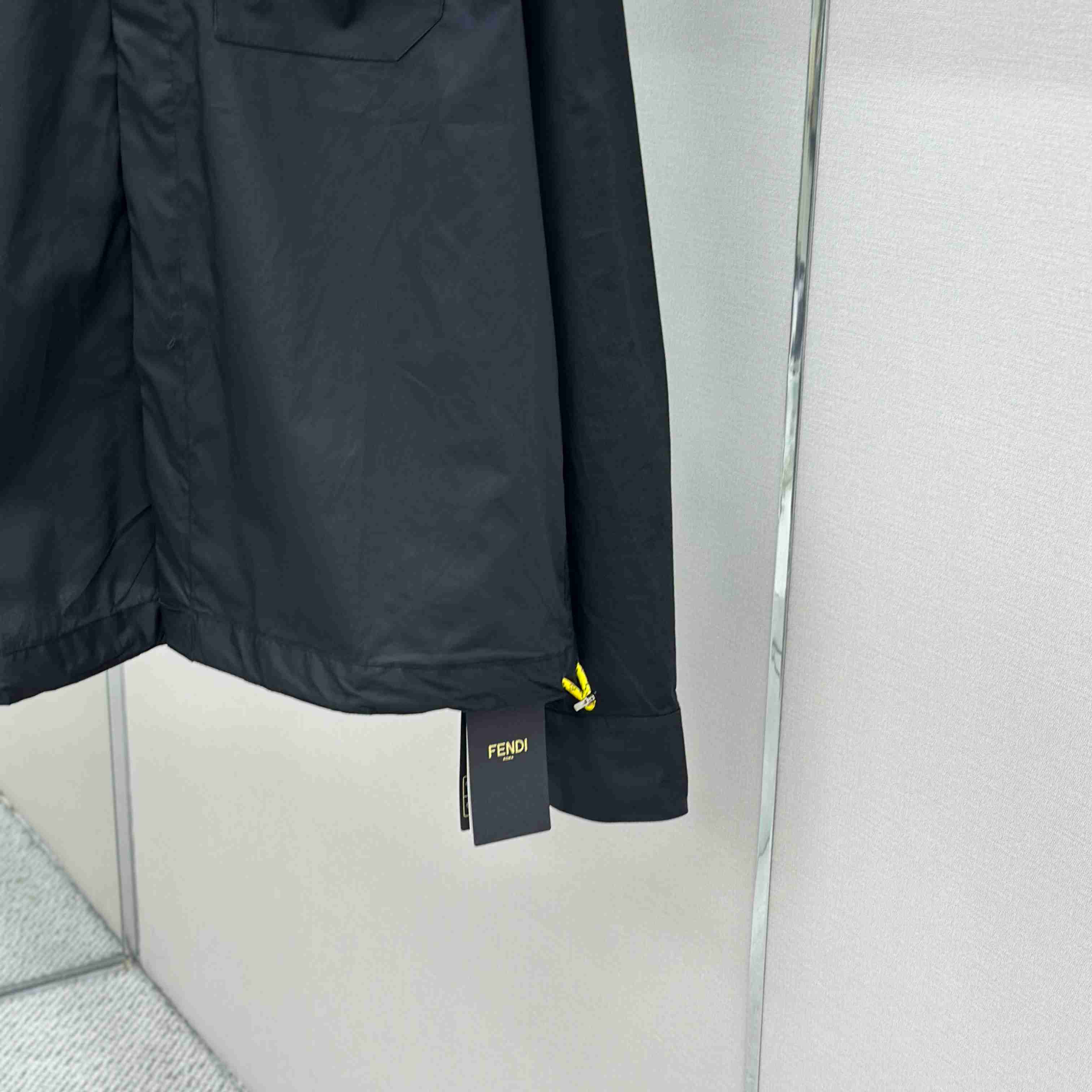 Fendi Black Poplin Shirt - DopestKickz