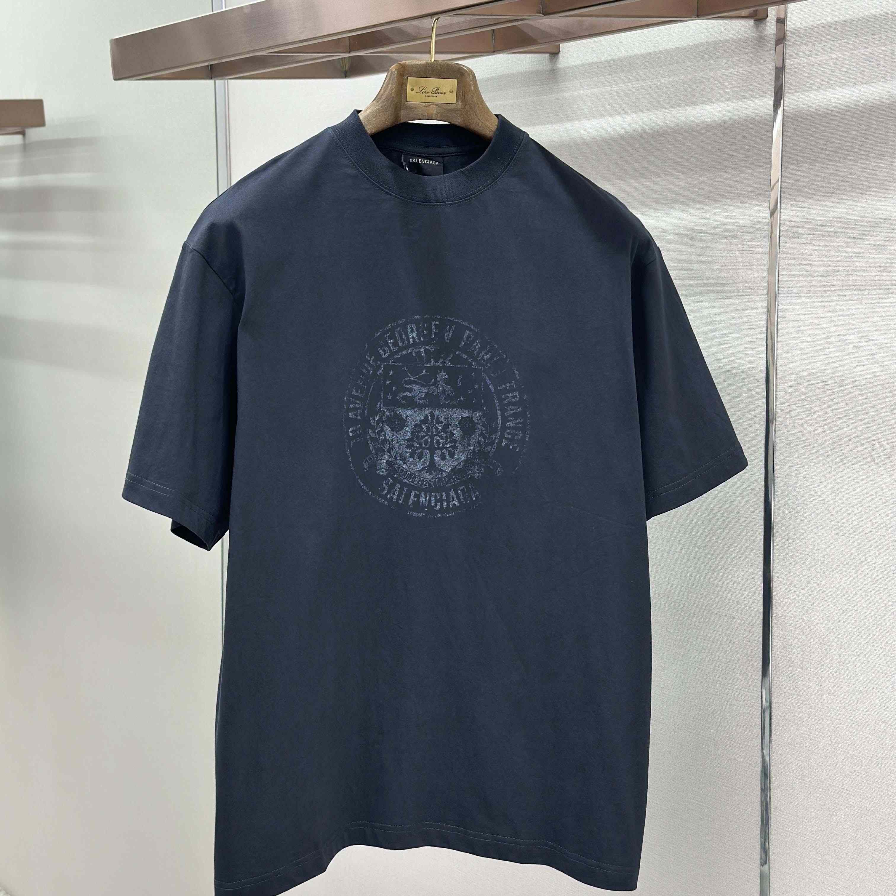 Balenciaga The Address Medium Fit T-Shirt  - DopestKickz