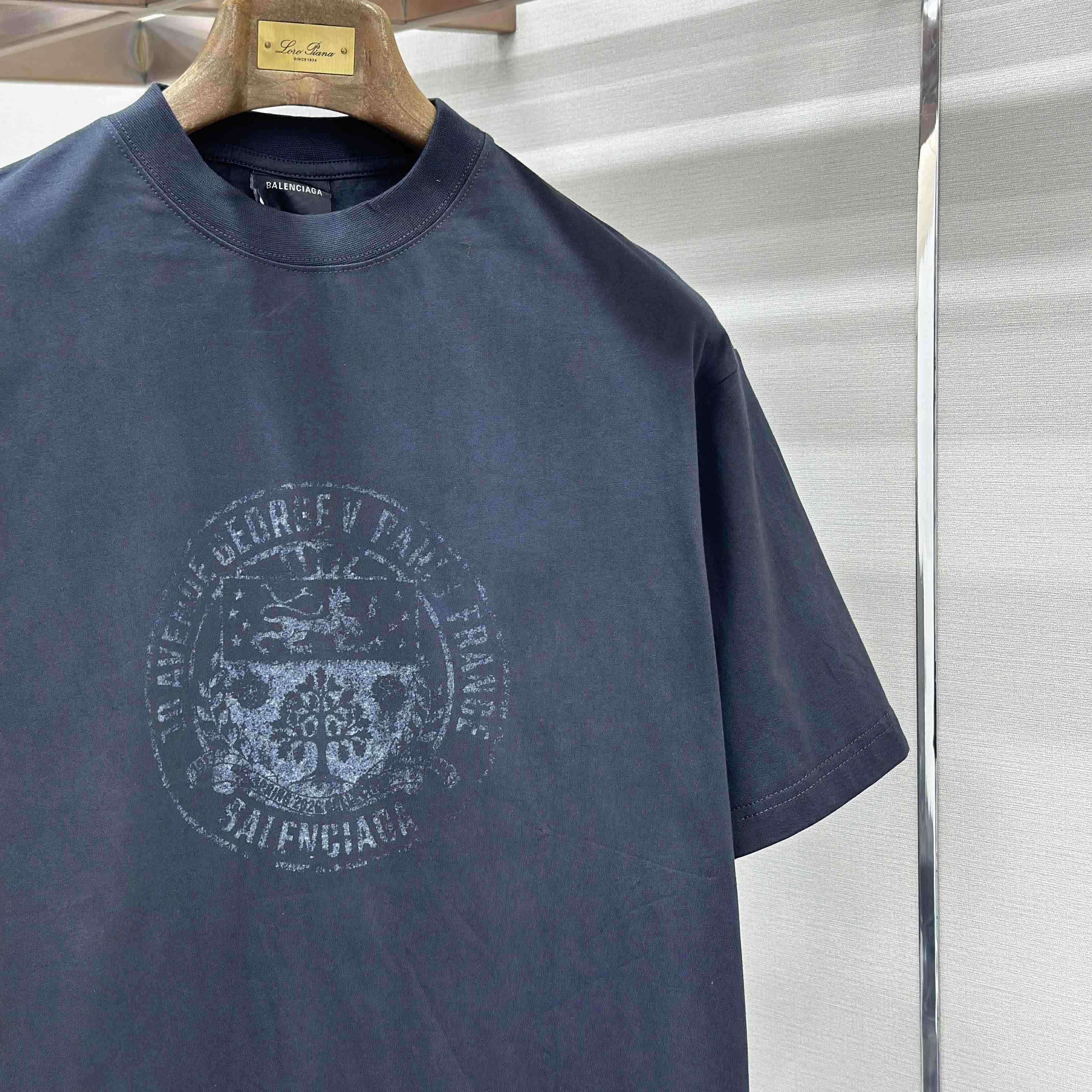 Balenciaga The Address Medium Fit T-Shirt  - DopestKickz
