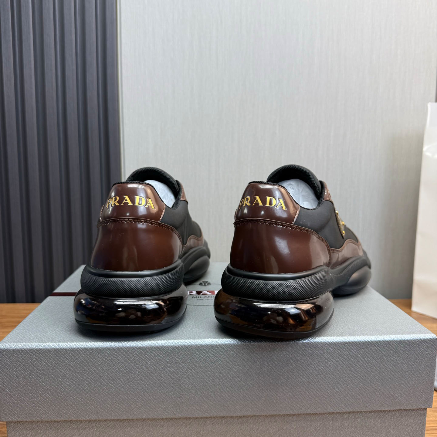 Prada Leather Sneakers - DopestKickz