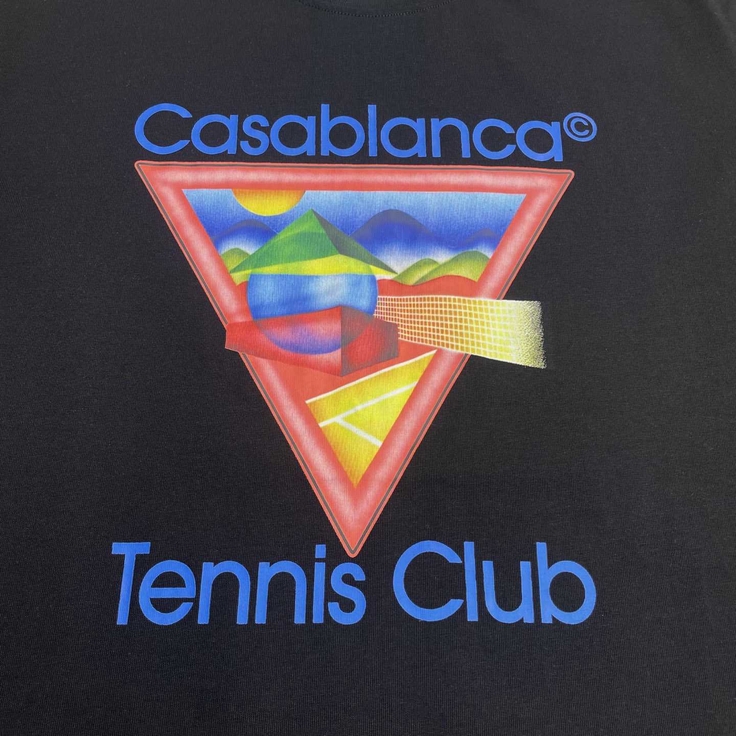 Casablanca Tennis Club Icon Short Sleeve T‑Shirt C1063 - DopestKickz
